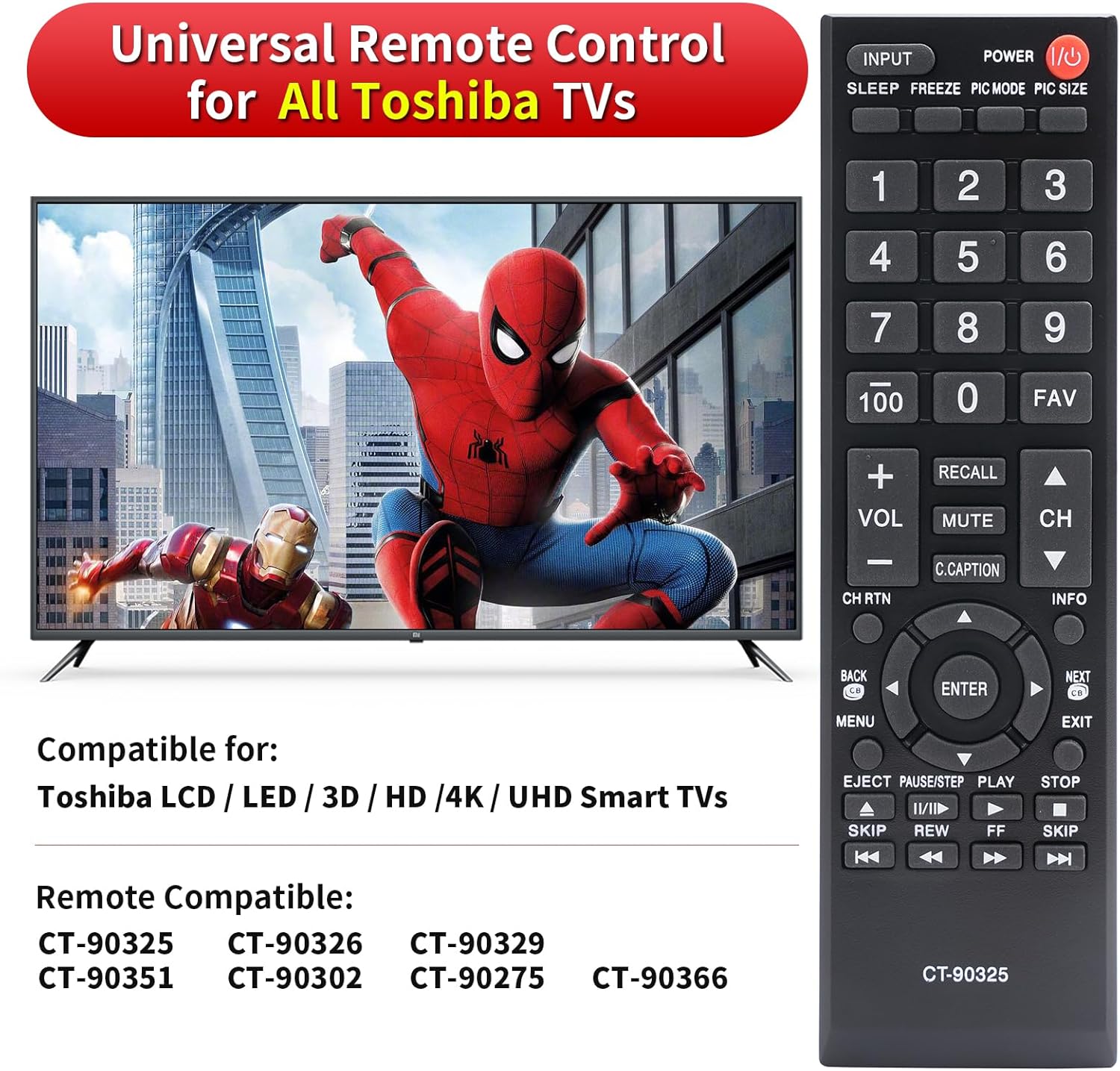 Telecomando Toshiba Universale Telecomando Universale Nuovo Per TV - Foto 2