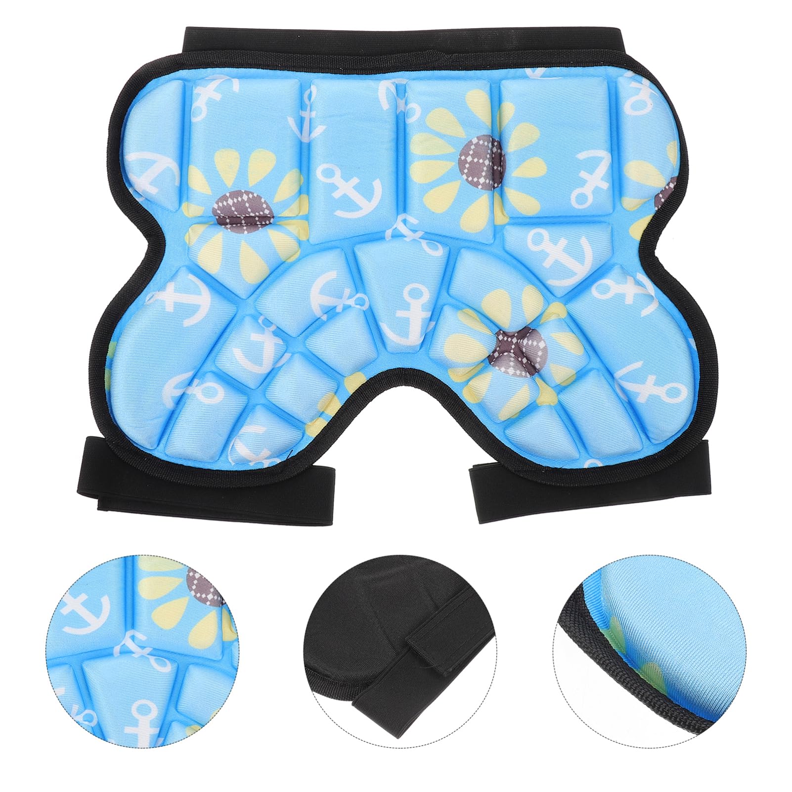TOYANDONA 3 Cuscino Protettivo per Pattinaggio Imbottitura per Fianchi e Coccige e Traspirante per Skateboard e Protezione Sicura per Attività