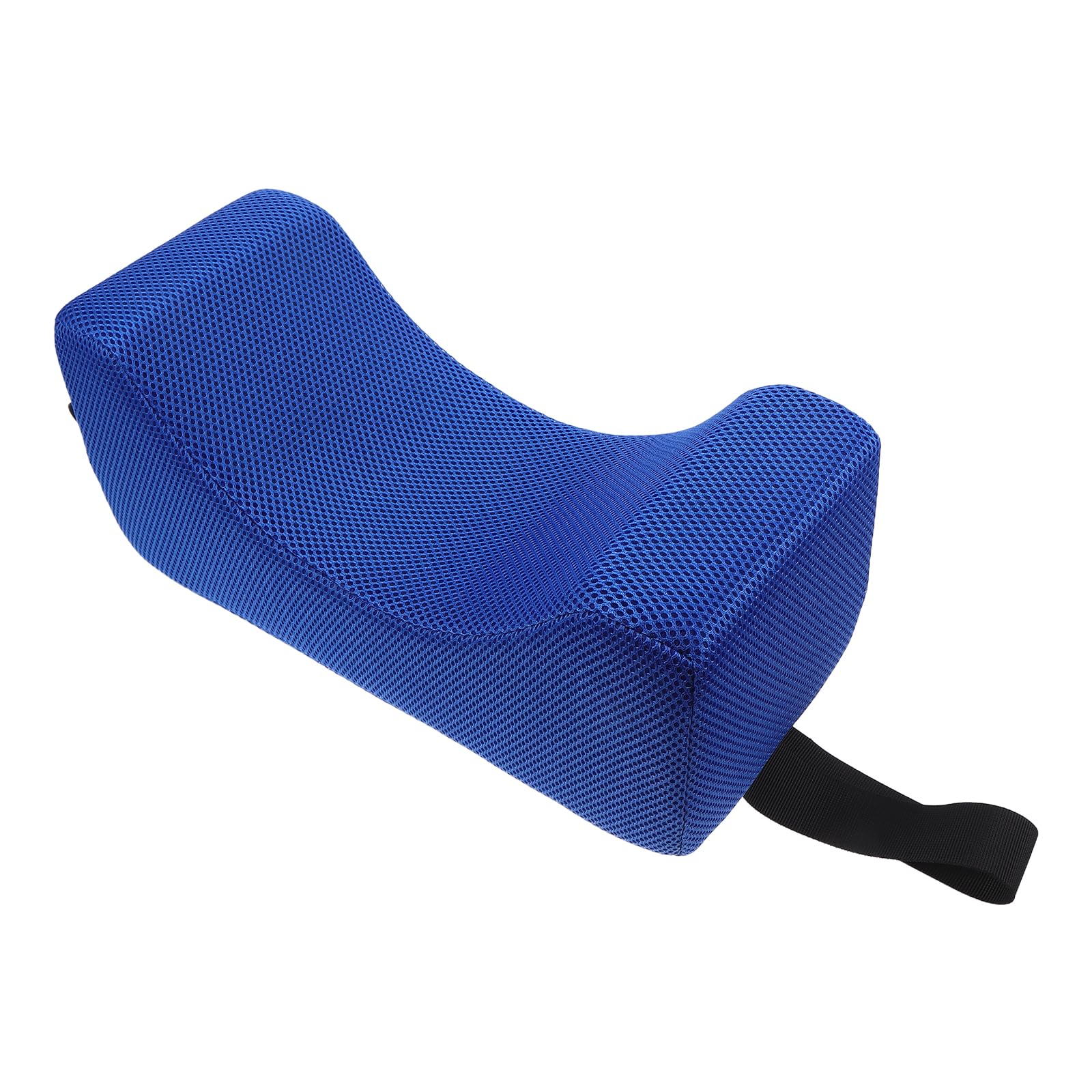 MAGICLULU Almohada Cervical Ergonómica Ajustable para Reposacabezas de Silla de Ruedas, Cojín de Espuma de Alta Densidad Azul para Soporte de Cuello y Alivio en Uso Prolongado, Accesorio