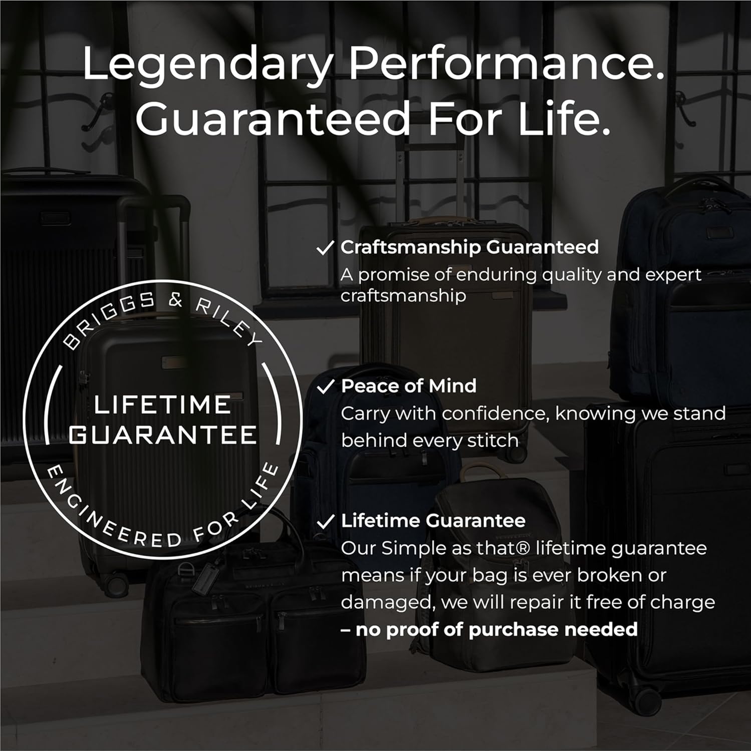 Briggs & Riley Travel Duffel Bag - Weekender & Overnight Luggage for Women & Men, Softside Bag - Image 6