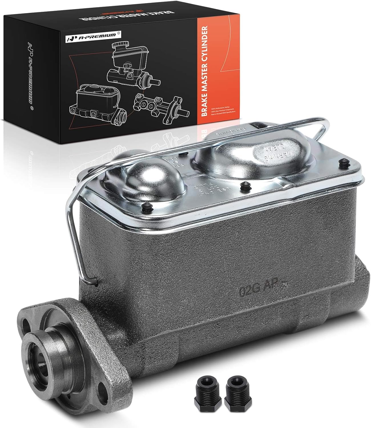 A-Premium Brake Master Cylinder with Reservoir and Cap Compatible with Chevrolet, Buick, Oldsmobile and Pontiac Vehicles - Camaro 1975-1980, Nova, Apollo, Skylark, Omega, Firebird, Phoenix, Ventura