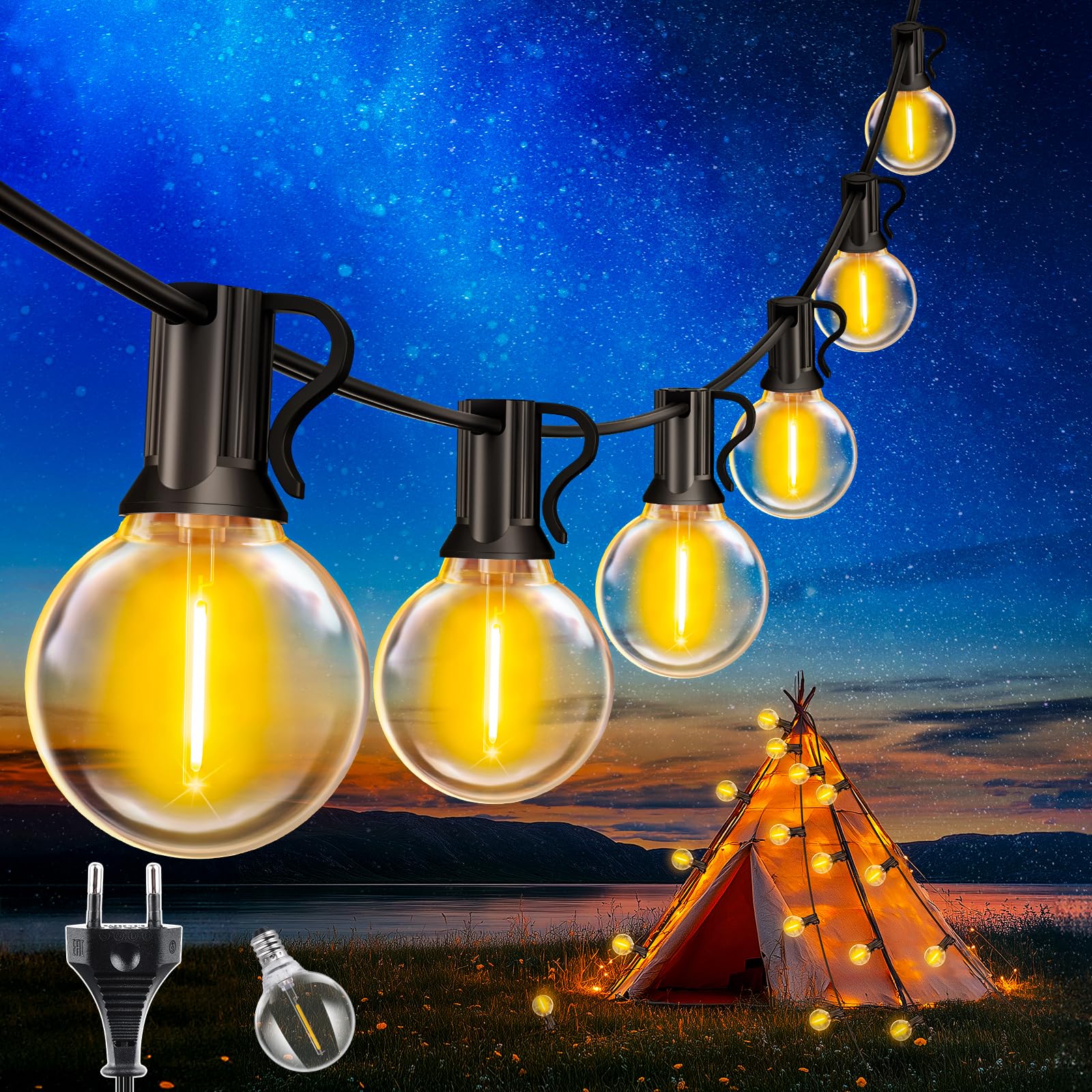 led lichterkette außen 15M