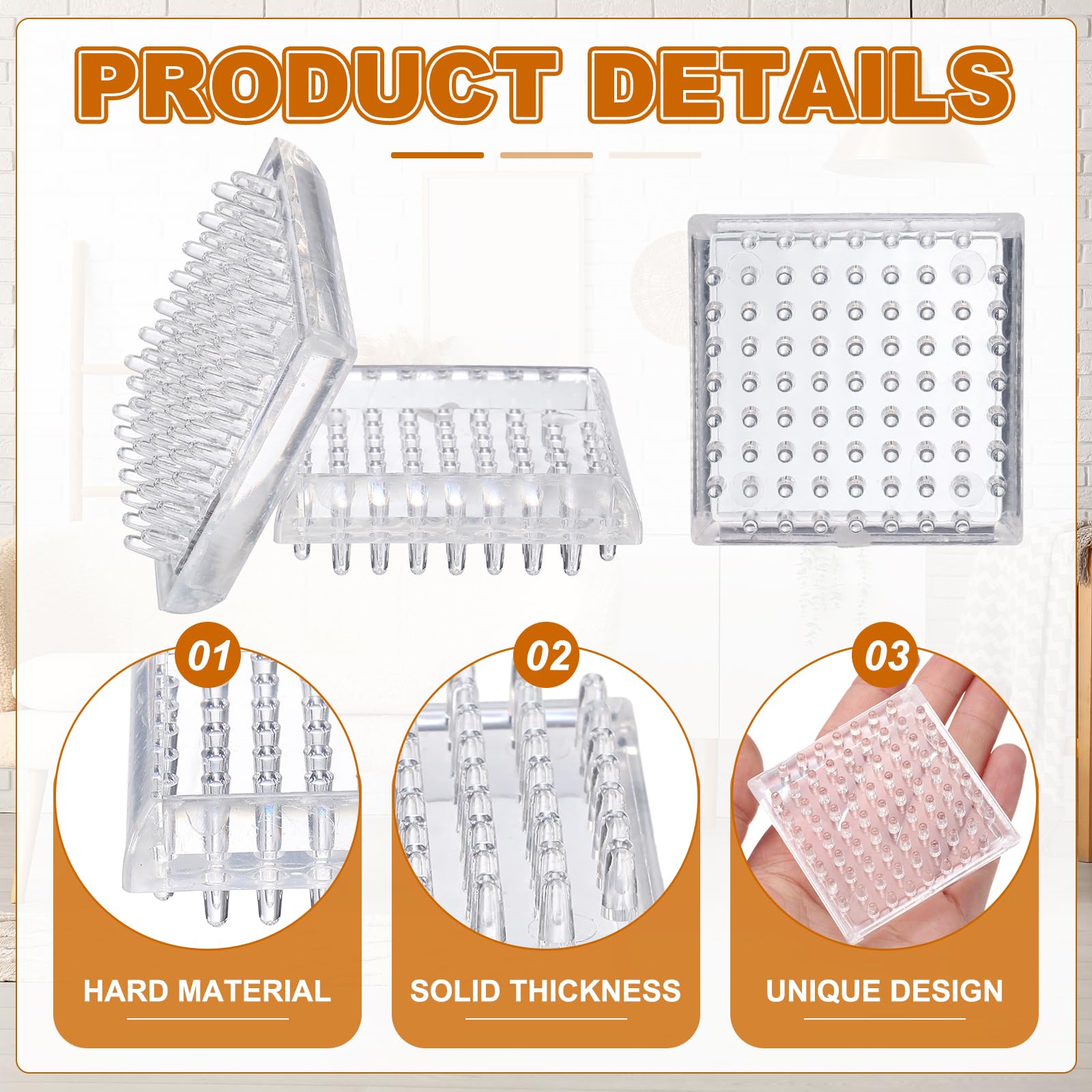 PATIKIL Square Spike Carpet Protector - Image 3