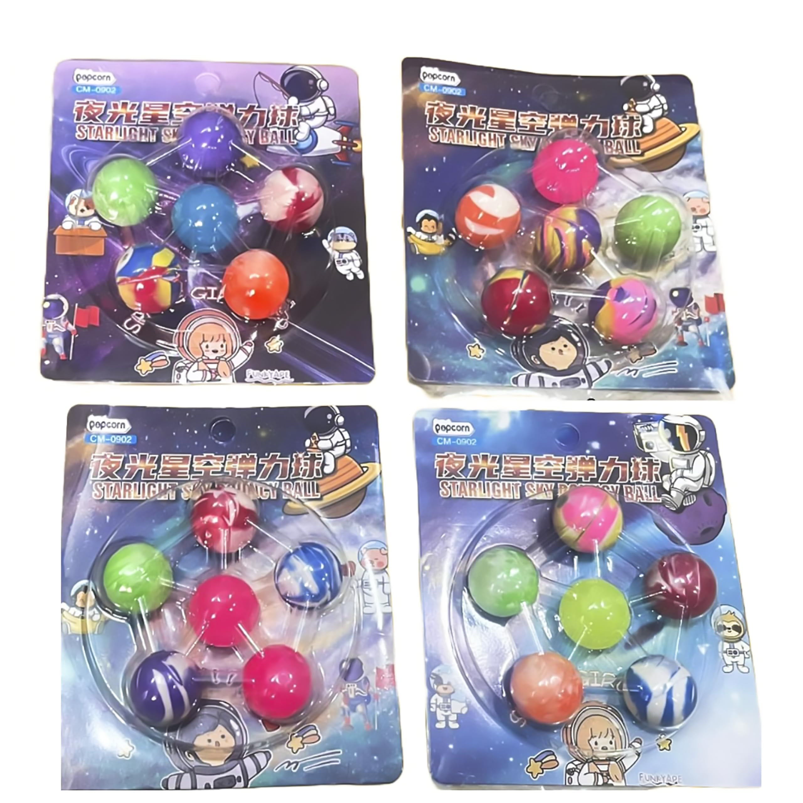 AMB Bouncy Balls, Crazy Balls for Kids in Multi Colors, Bouncing Balls Toys Favors Birthday Gift (Pack of 4) (B0D1N97DYX) Amazon Price History, Amazon Price Tracker