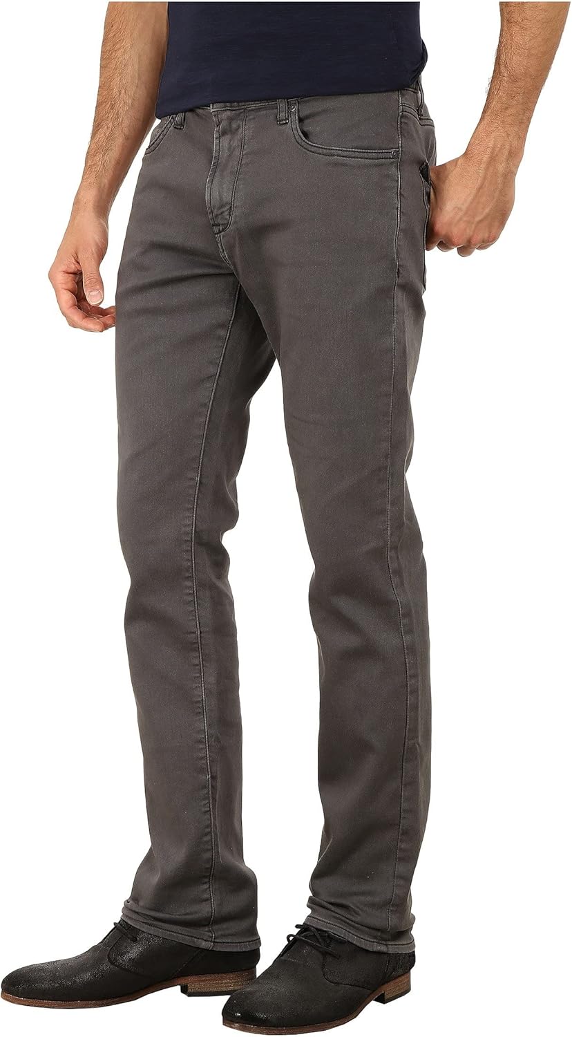 John Varvatos Mens Bowery Slim Fit Straight Leg Knit Jean - Image 2