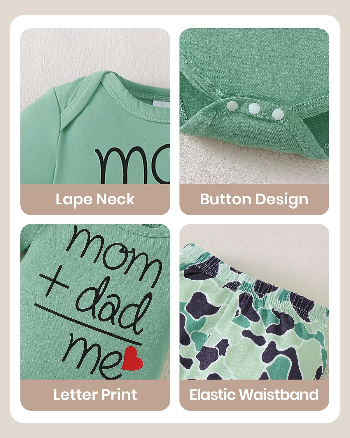 NZRVAWS Baby Boy Girl Clothes Unisex Outfits Set 10PCS Preemie-12 Months image 5