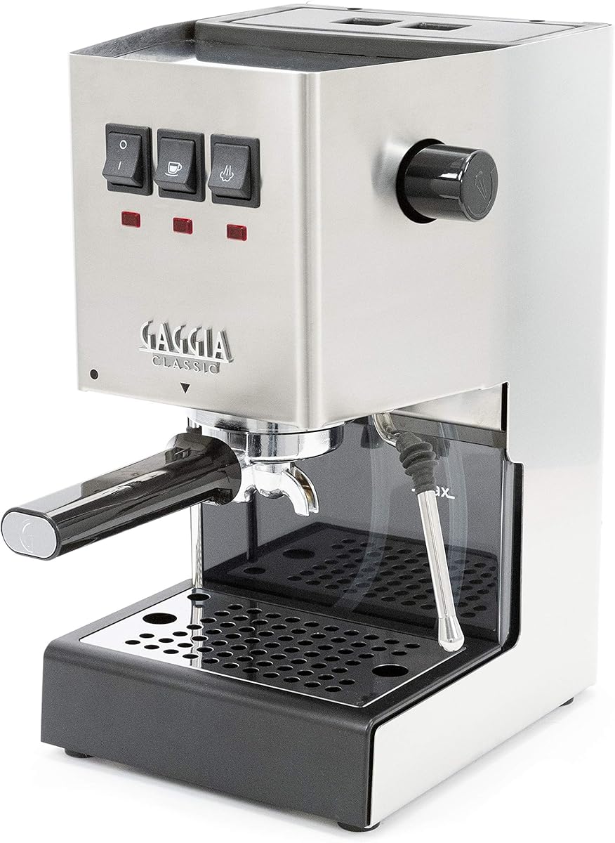 Gaggia RI9380/46 E24 Espresso Machine, Brushed Stainless Steel