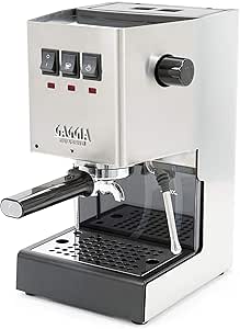 Gaggia RI9380/46 Classic Evo Pro Espresso Machine, Brushed Stainless Steel