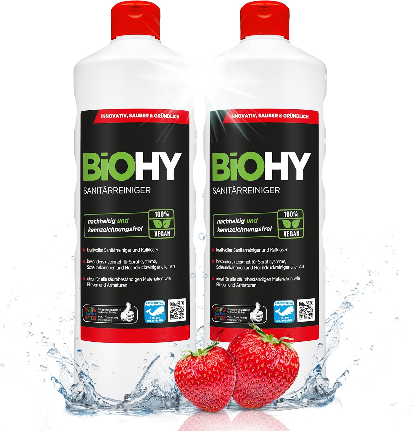 BiOHY Kaffeevollautomaten Entkalker 3x1 Liter - Flüssiger Kalklöser Made In Germany