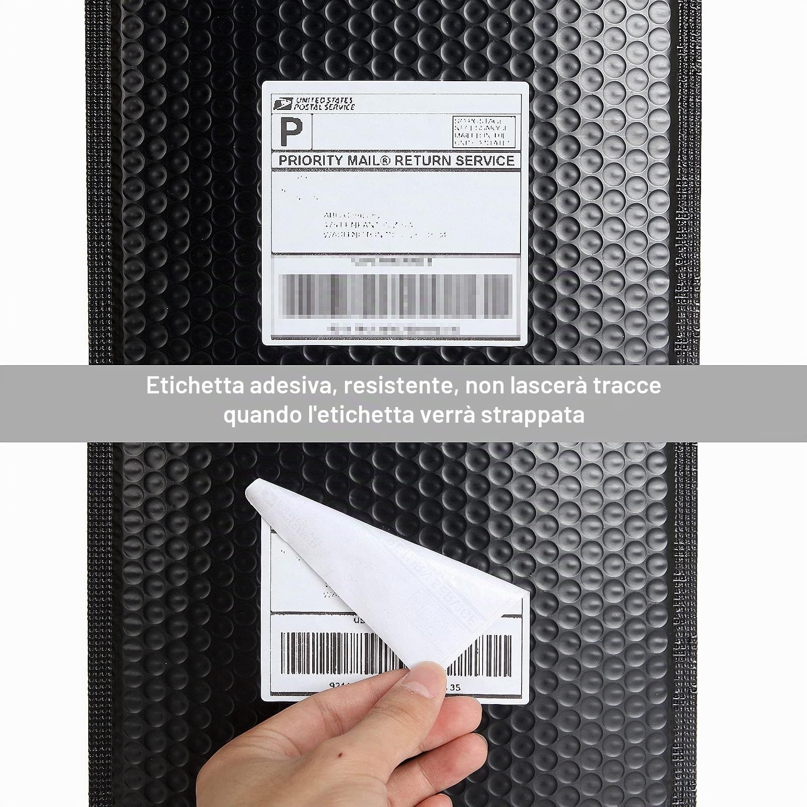30 buste per bolle formato A4, 335 x 270 mm, buste per bolle di grandi dimensioni, buste trapuntate, busta di spedizione bolle, buste imbottite autosigillanti, busta nera