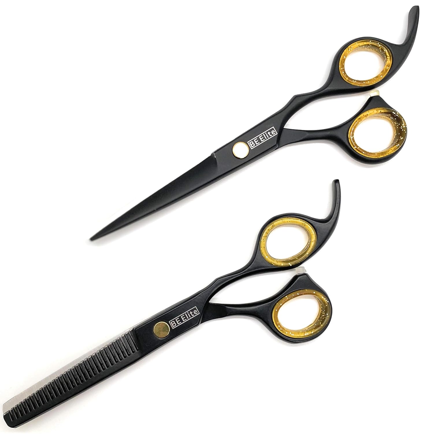 BE Elite Professional Hair Cutting Scissors and Thinning Shears Set 6