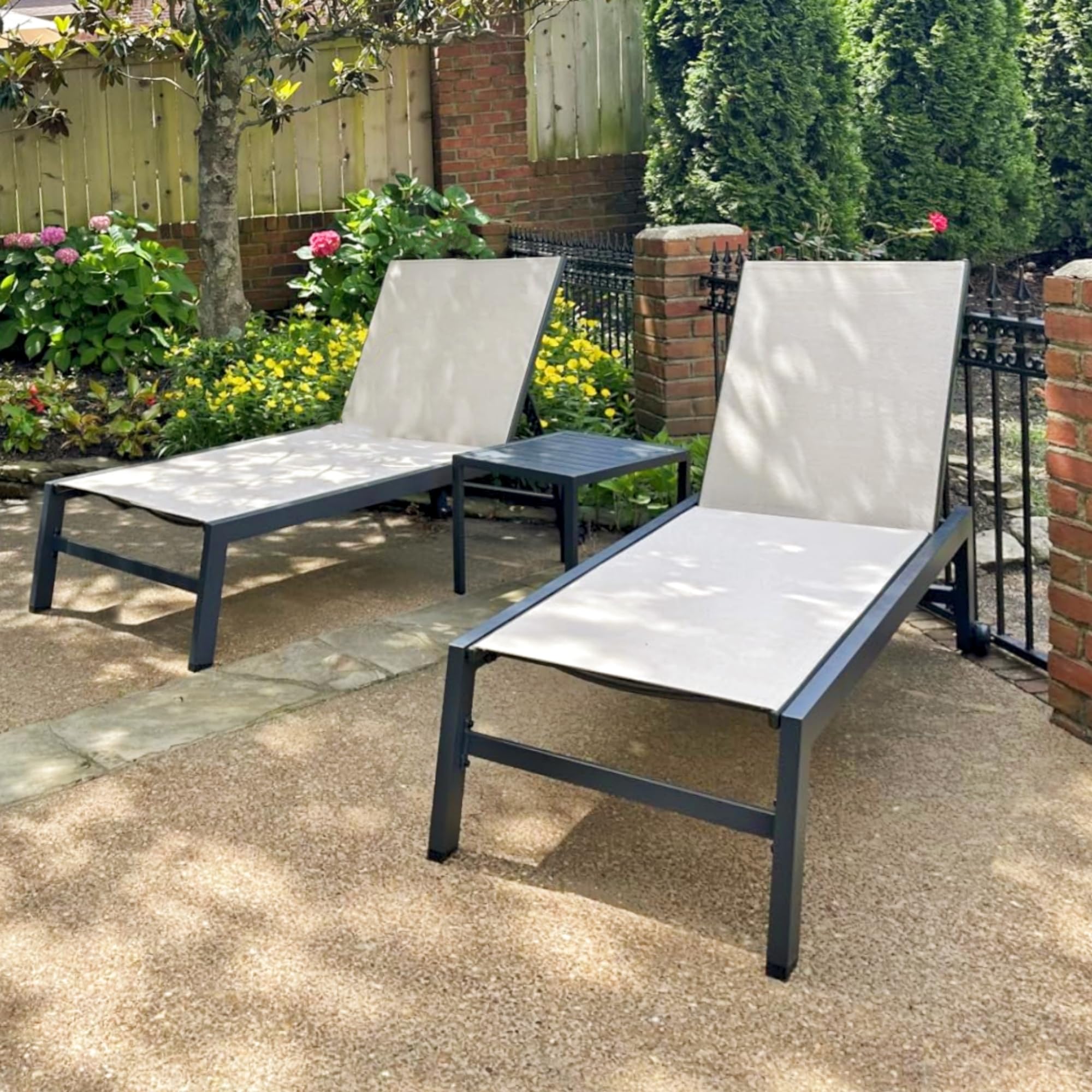 PURPLE LEAF Oversized Outdoor Chaise Lounge
