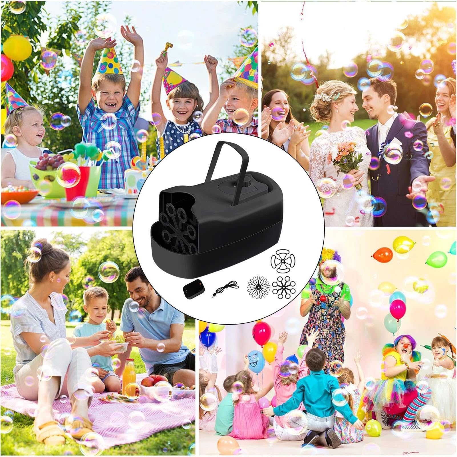 Automatische Seifenblasenmaschine Automatisches Spaß-Spielzeug Zum Blasen | Outdoor Seifenblasenmaschine Für Kinder Partys Geburtstag Weihnachten Ostern Garten Outdoor Spiel