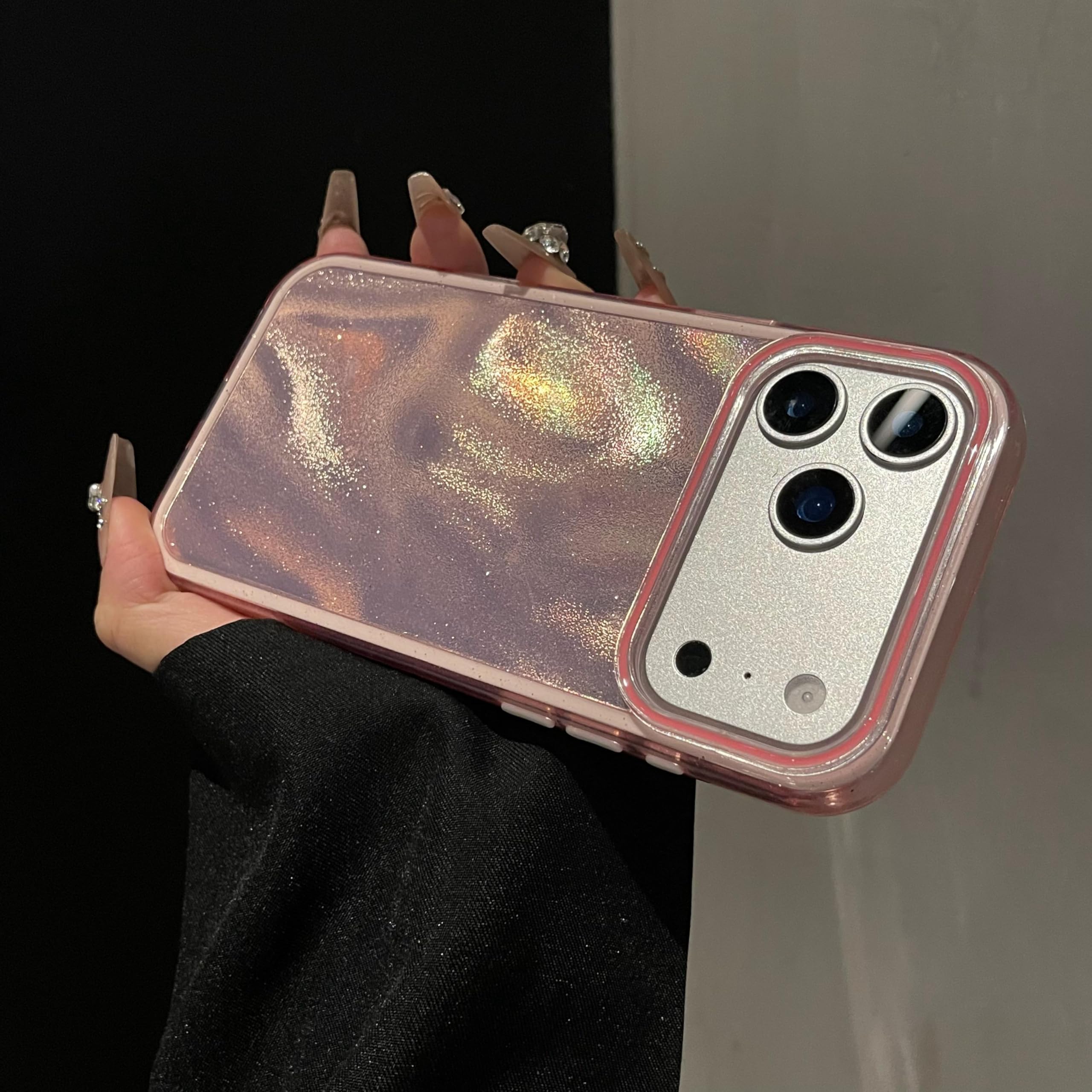 iPhone15+　花火さん専用 Amazon.co.jp: RNOZX iPhone 15 Pro用 ラグジュアリー オーロラ