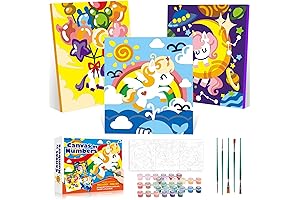 Explore Your Imagination with the Enchanting Wings Giant Unicorn Paint by Numbers Kit