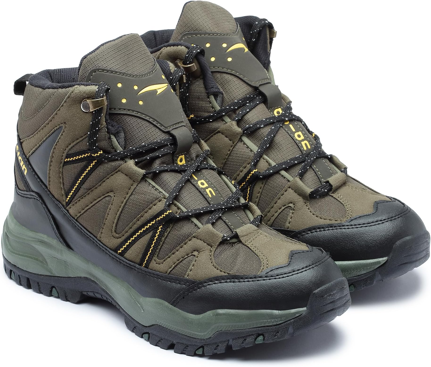 Men's Everest-21 Sports Trekking & Hiking,Walking Hi-Neck Shoes with Rubber Outsole & Memory Foam Insole Lace-Up Shoes for Men's & Boy's