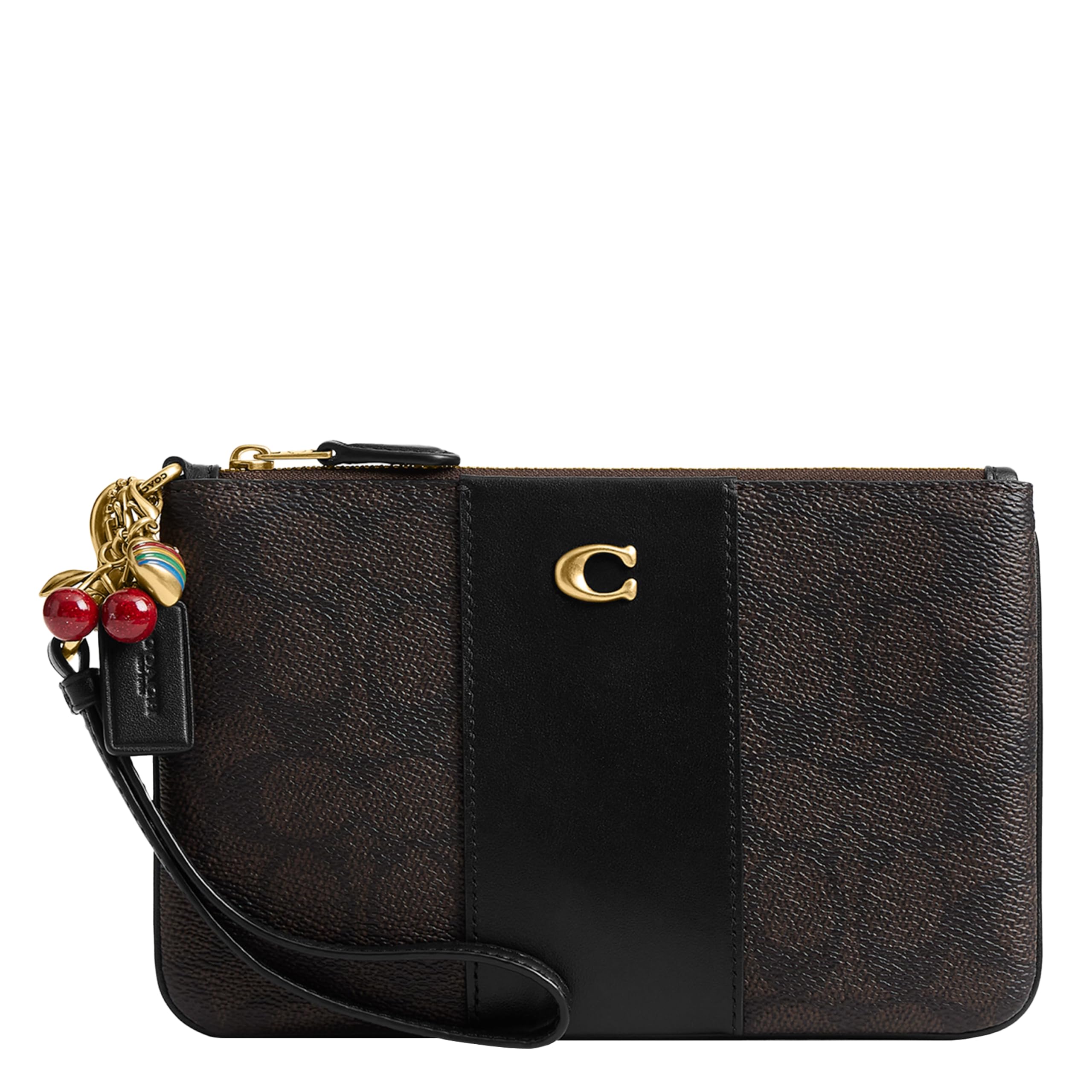 Coach Signature Essential Small Wristlet With Charms