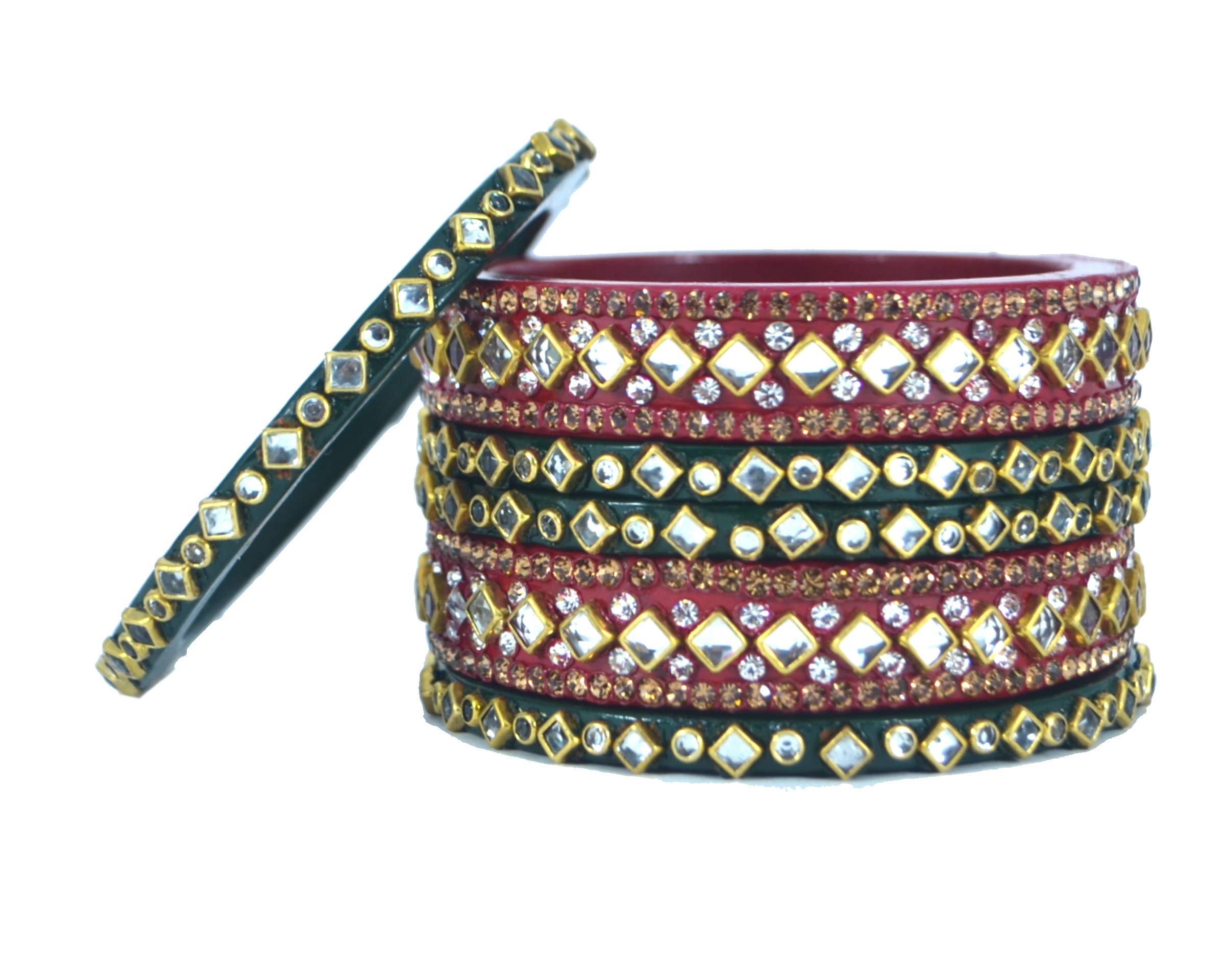 See full amazon price history chart for KANGANAS Lac Bangles Rajasthani Kundan Red Green Set (2.12) KANGANAS Lac Bangles Rajasthani Kundan Red Green Set (2.12) (B08M49666M) Amazon Price History, Amazon Price Tracker