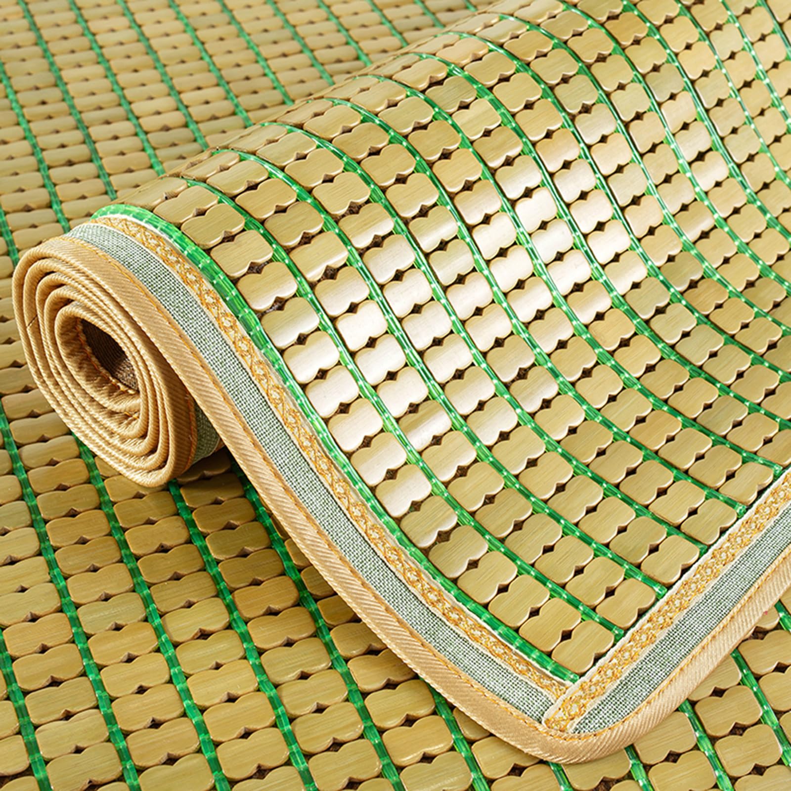 AYUWQZX Summer Bamboo Cooling Mat for Bed Office Chair, Multiple Sizes(80x180cm(2.62x5.9ft))