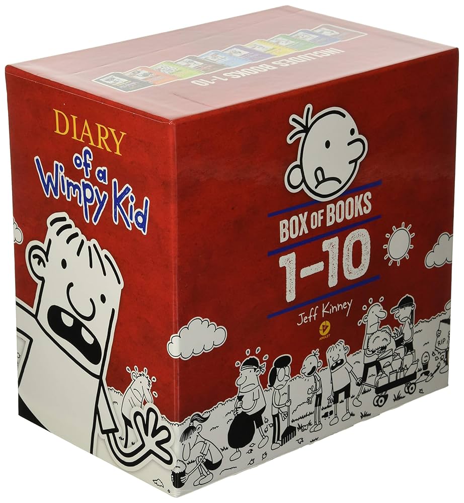 Diary of a Wimpy Kid Box of Books 1–10 Diary of a Wimpy Kid Box of Books 1–10 Hardcover Gift Set