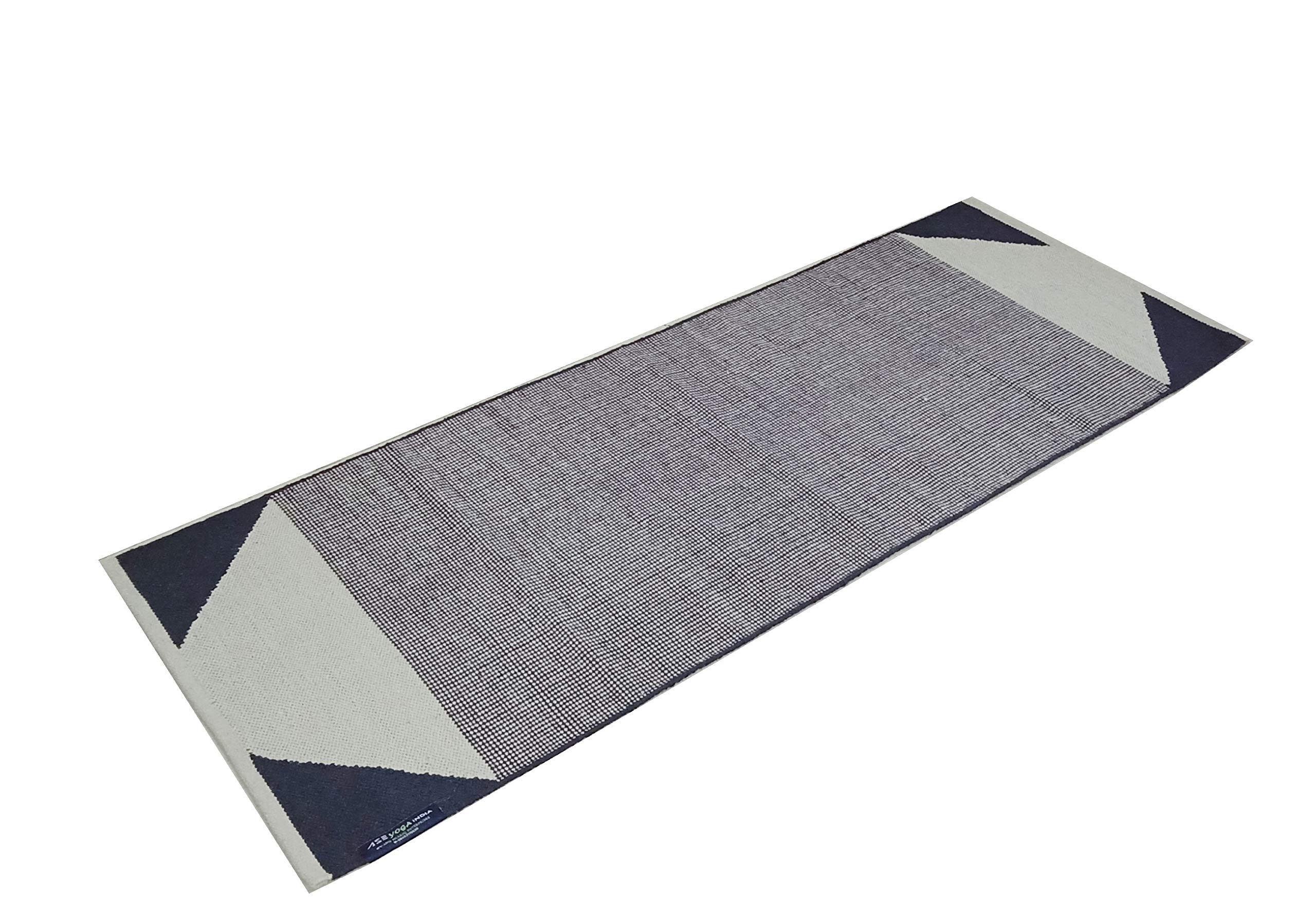 ASE YOGA INDIA 100% COTTON YOGA MAT SUPREME HEAVY QUALITY, SPECIAL SIZE- 70X190 Cm (HANDLOOM PRODUCT - ORGANIC & ECO FRIENDLY) (BEIGE) (B097HS311L) Amazon Price History, Amazon Price Tracker