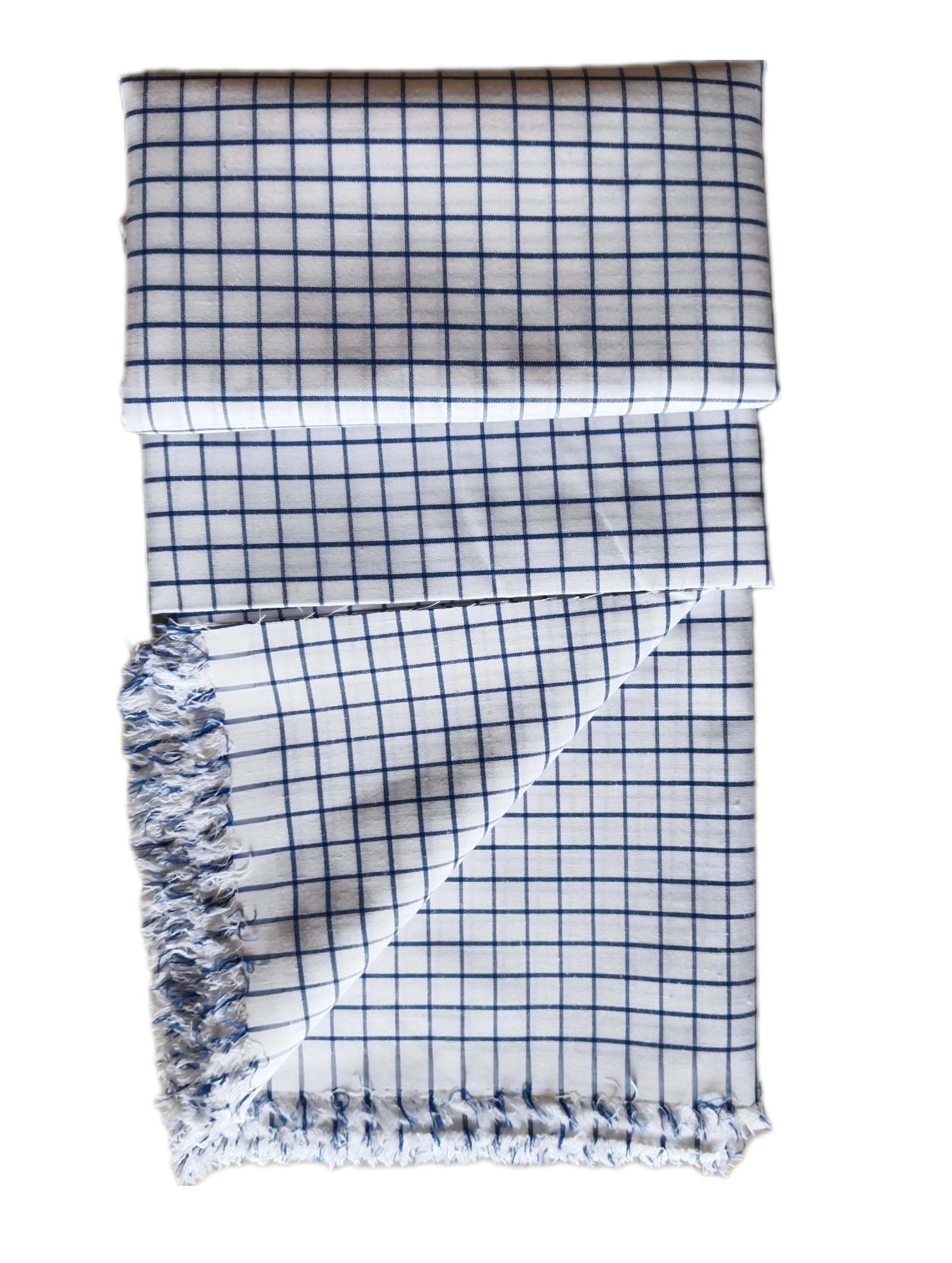 Cotton Checkered Shirt Fabric (M41)-image-28