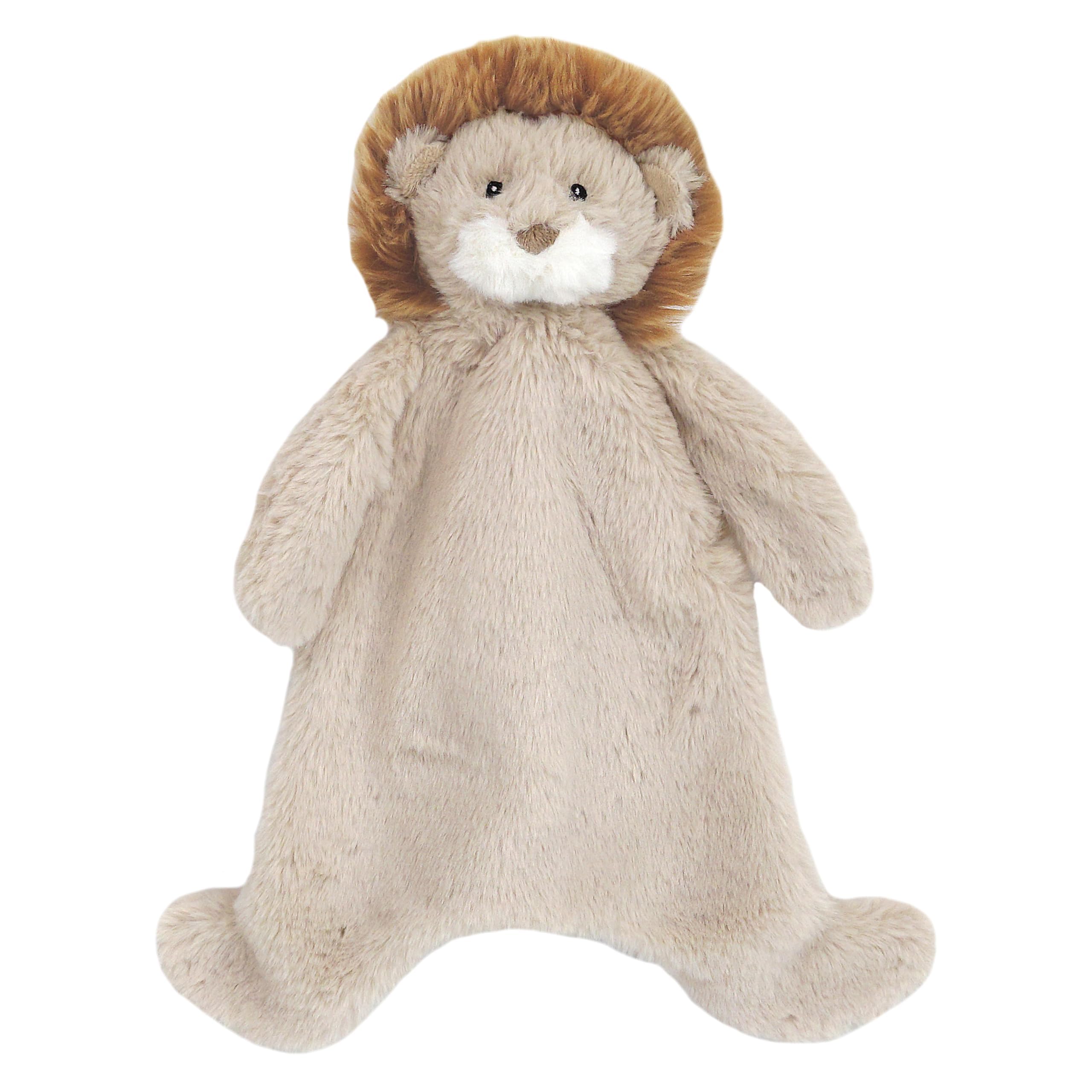 MON AMI Leon The Lion Stuffed Animal Security Blankie for Babies – 15-Inch Soft Plush Snuggle Blanket | Perfect Newborn Essential for Sleep, Travel &