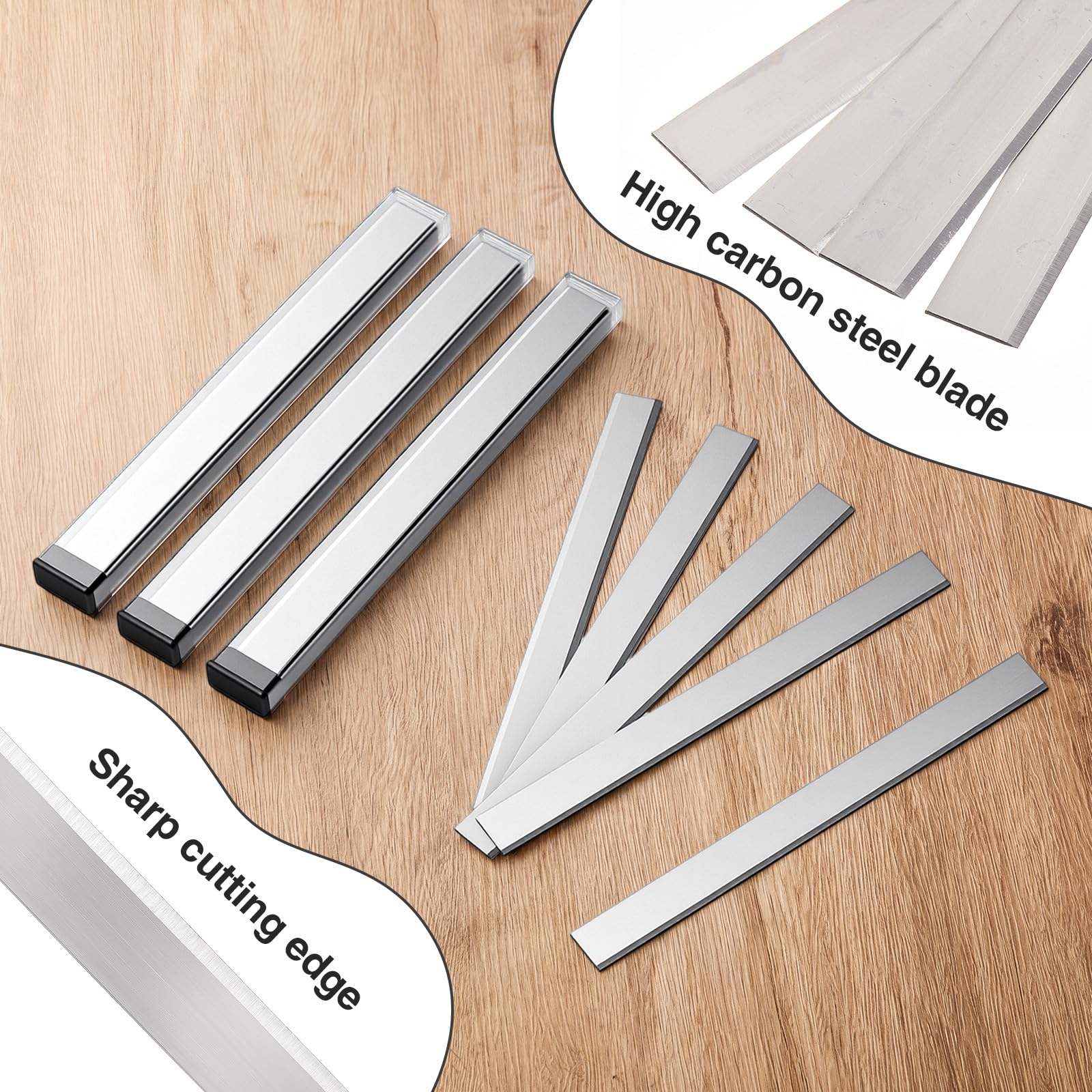 Hicarer Floor Scraper Blades - 20 Pack -3