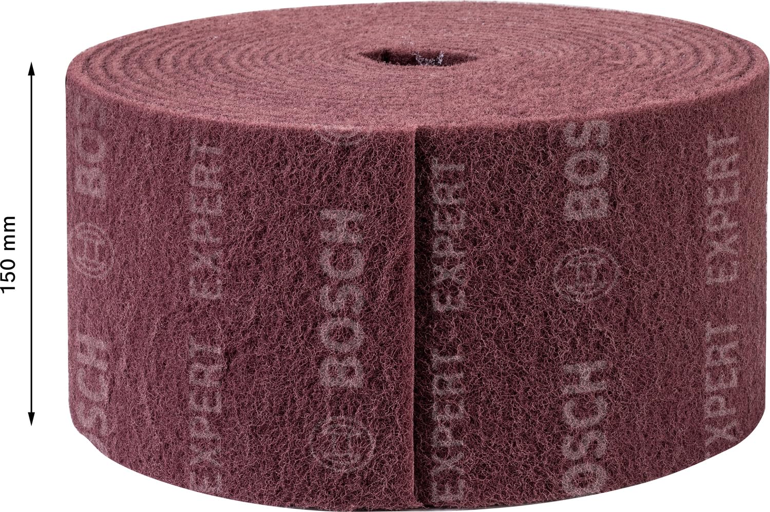 Bosch Accessories Tessuto non tessuto in rotolo Expert N880 per Lamiere di acciaio, Larghezza 150 mm, Lunghezza del rotolo m 10 m, Molto fine A, Accessorio Levigatura manuale