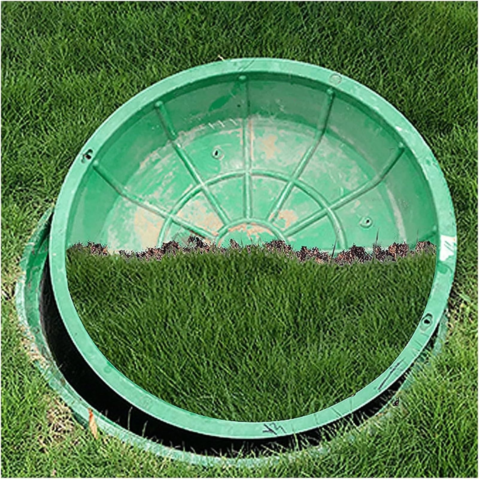 Tampon de fosse septique rond encastrable haute résistance pour propriété