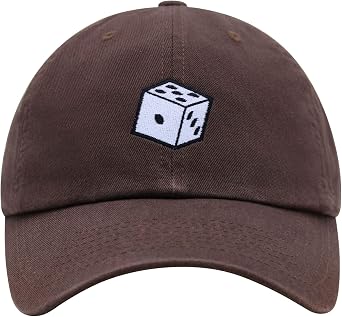 JPAK Dice Premium Dad Hat Embroidered Cotton Baseball Cap Boardgame