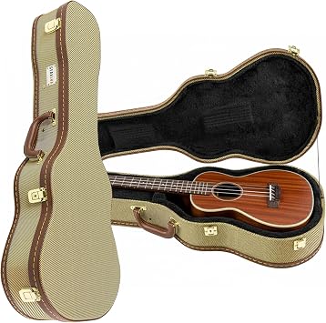 Gearlux Polyfoam Tenor Ukulele Case - Tweed