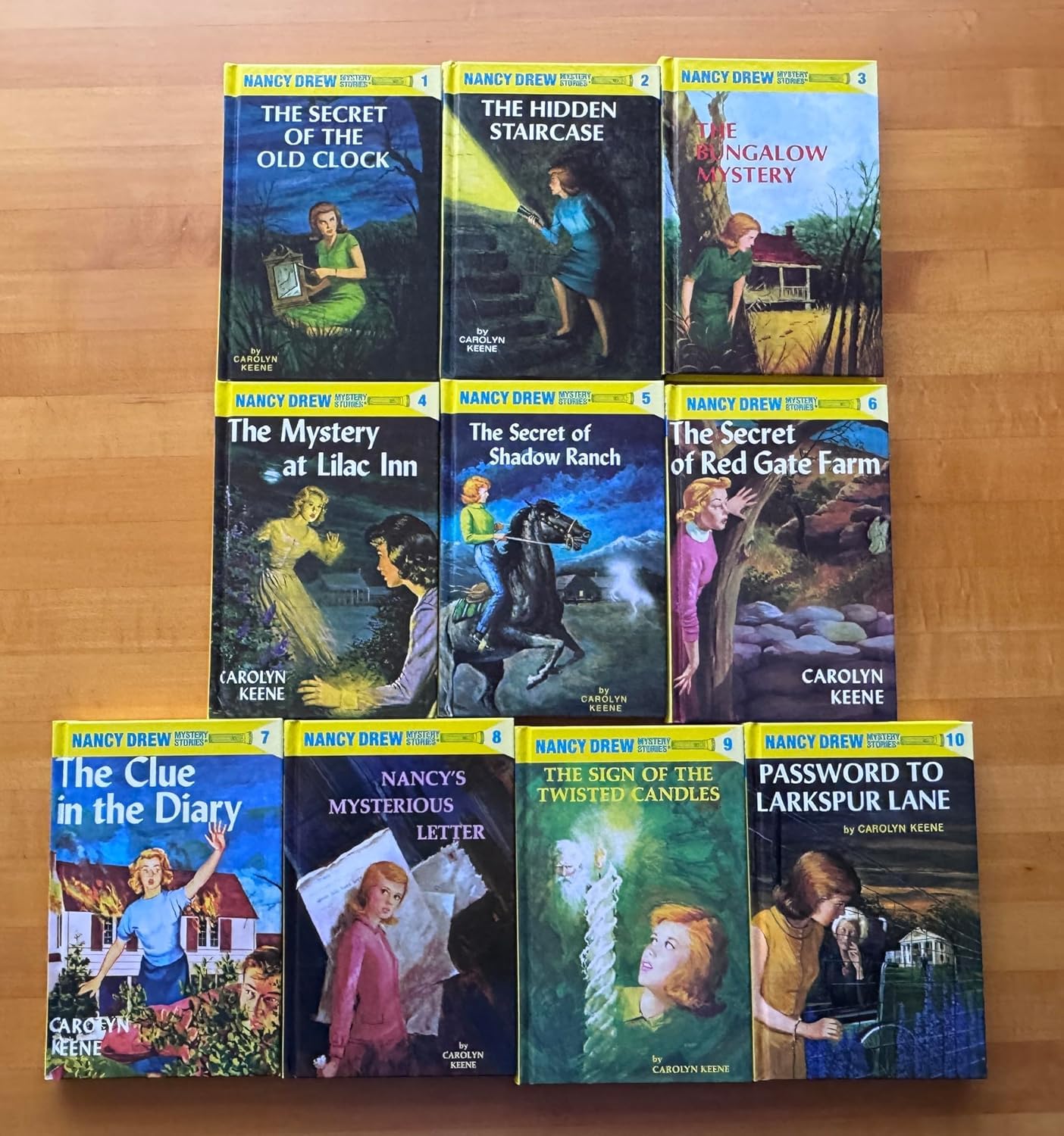 Nancy Drew Books 1-10 Box Set The Nancy Drew Mystery Stories Collection