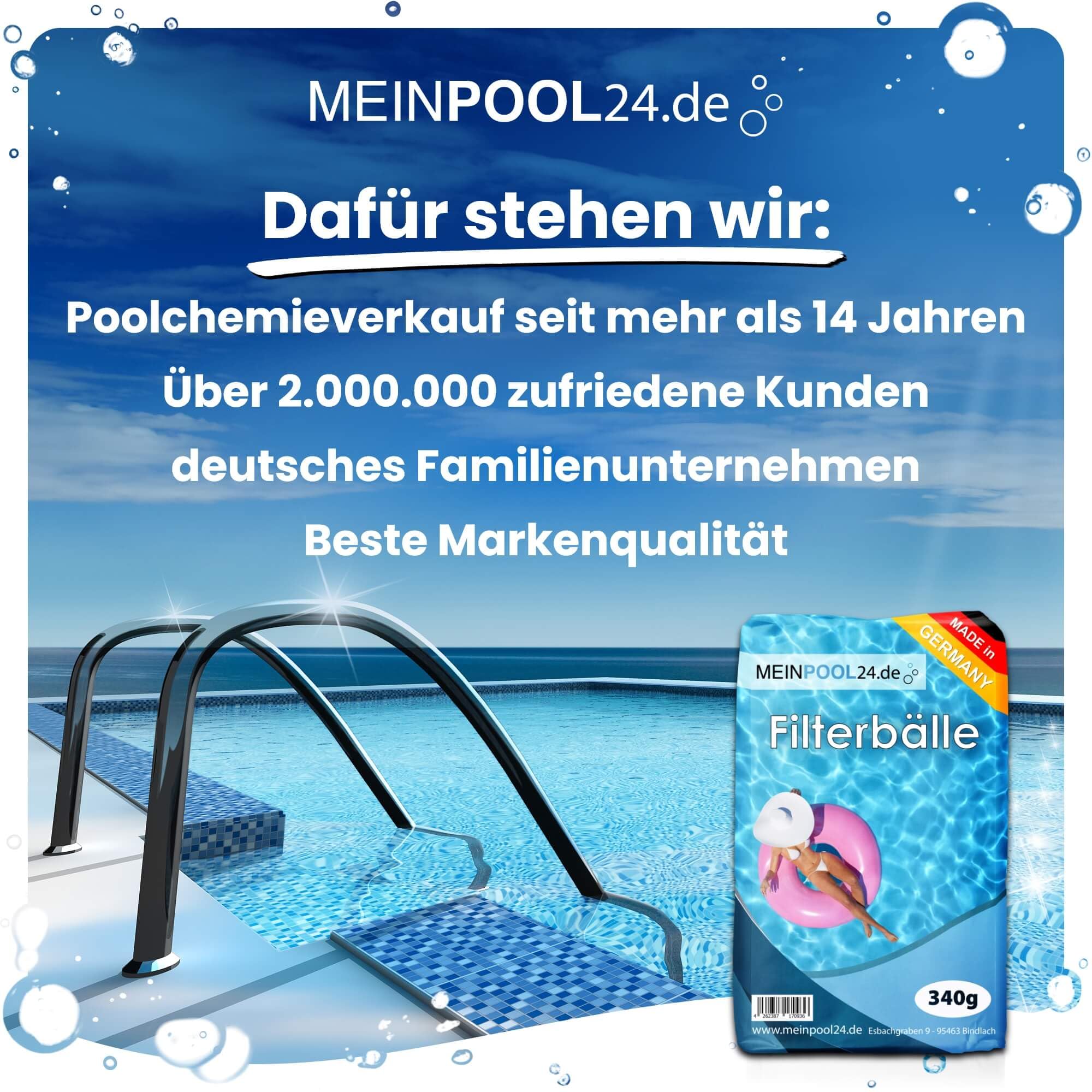 poolomio® Filterzand voor zandfilterinstallatie zwembad, 25 kg, hoogwaardig kwartszand, zandfilter, zwembadfilter, aquariumzand, 0,6-1,2 mm korrel voor kristalhelder zwembadwater
