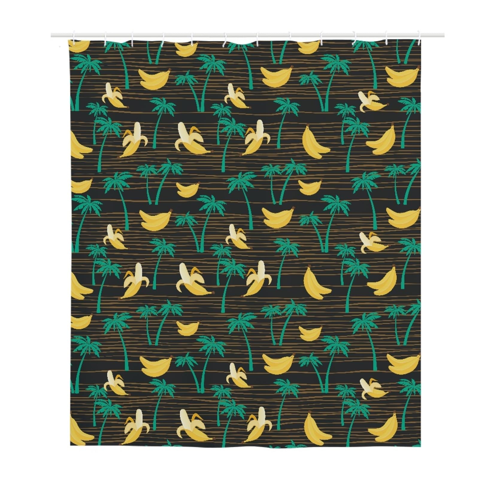 Rideau de douche imperméable jaune vert 200X240 cm pour rafraîchir votre salle de bain