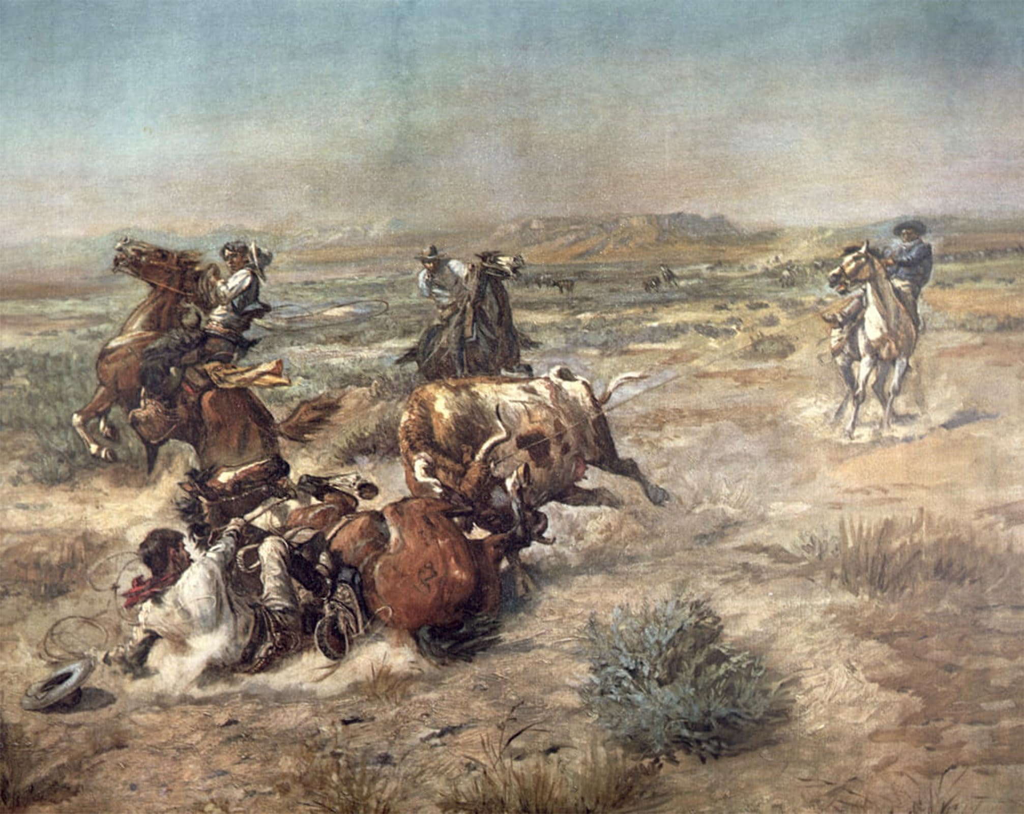 SERENDIPITP Vintage Picture Print on Canvas Wall Art Poster the Strenuous Life by Charles Russell Artwork Print Poster for Wall Decor 60x90cm