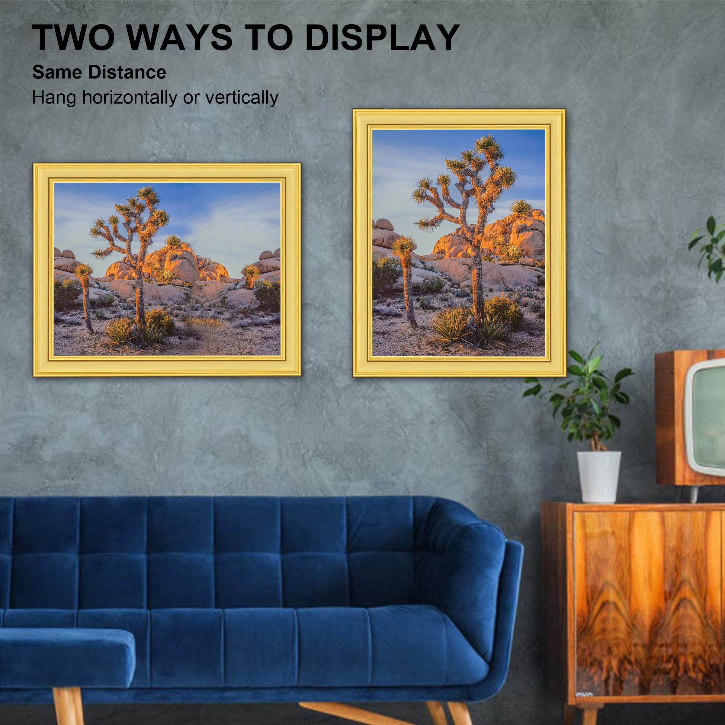 【送料無料】Vintage 4racks 90 / BR Amazon.com - EKMAX 20x24 Distressed Black & Gold Ornate