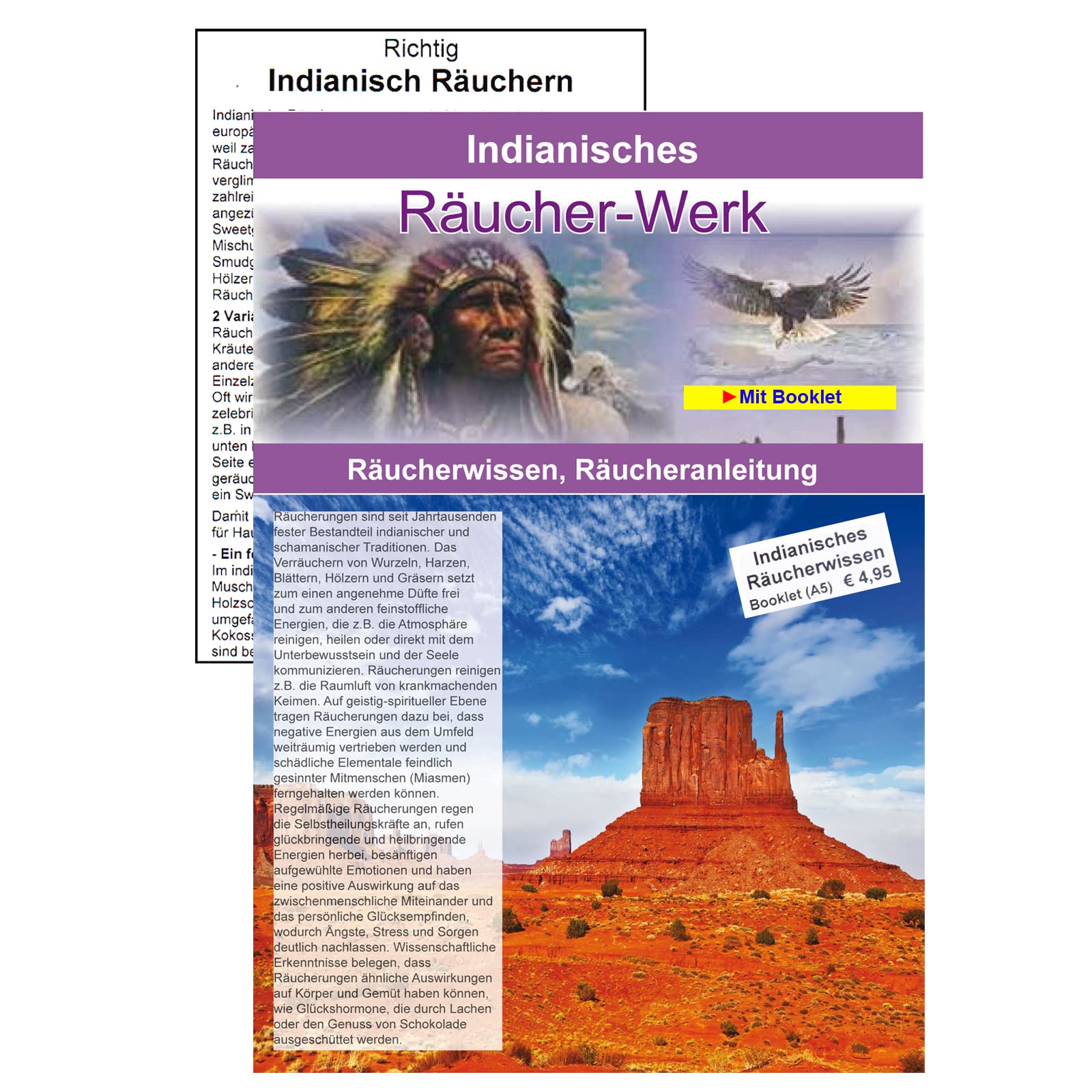 Palo-Santo Räucherholz Holz Granulat zum räuchern 10x 60ml Räucherwerk für Rauhnächte + Schutz + Hausreinigung + Meditation. Mit Räucheranleitung, Beschreibung Indianisches Räucherwissen. 81053-4