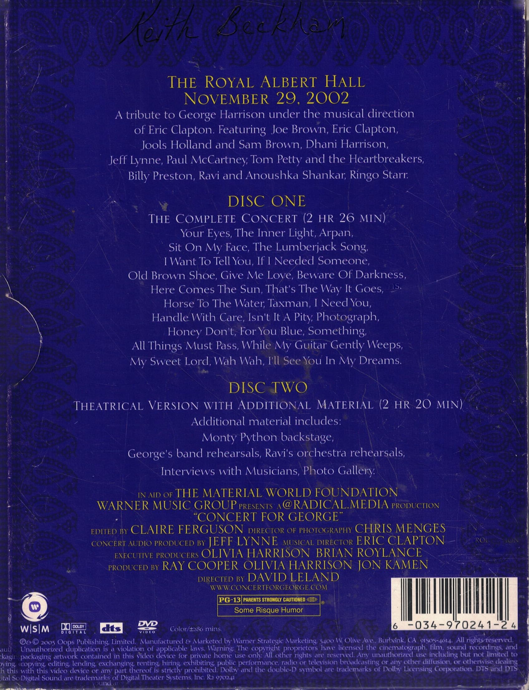 Concert For George [2 DVDs]