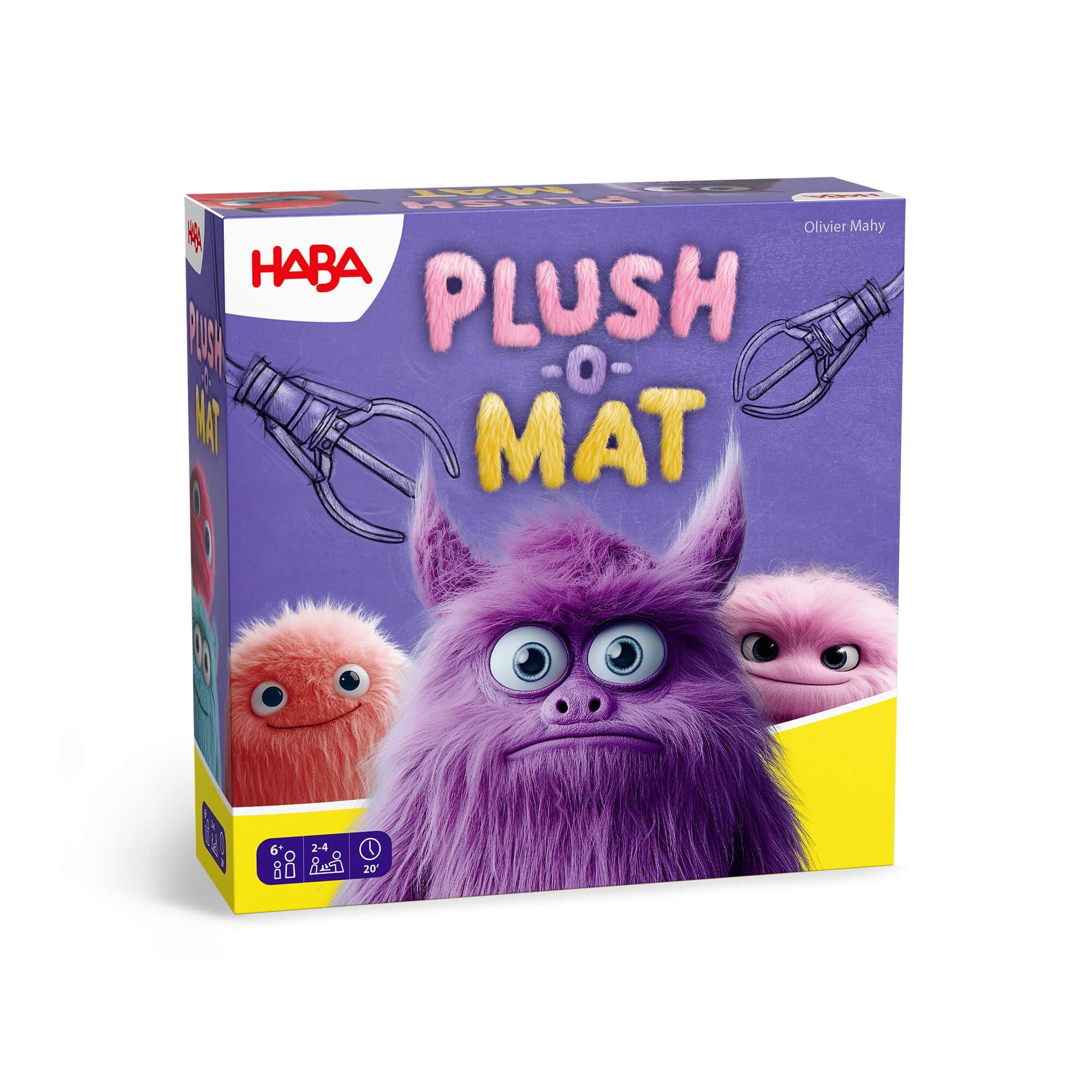Plush-O-Mat Monster Card Game and Family Board Game with Push Your Luck Mechanics and Silly Monster Cards for Ages 6+