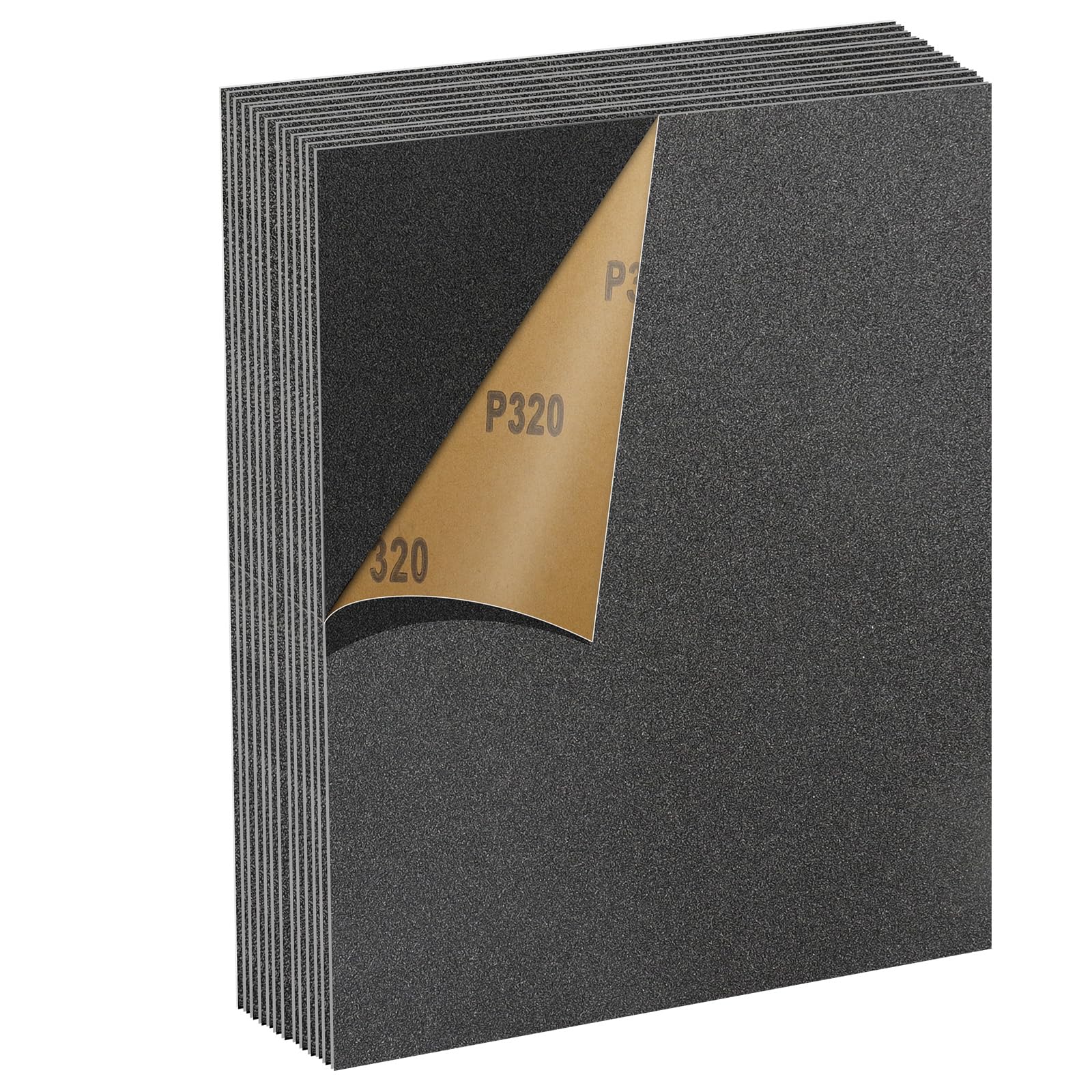 MOGRQAP 12 Sheets 320 Grits Sanding Paper