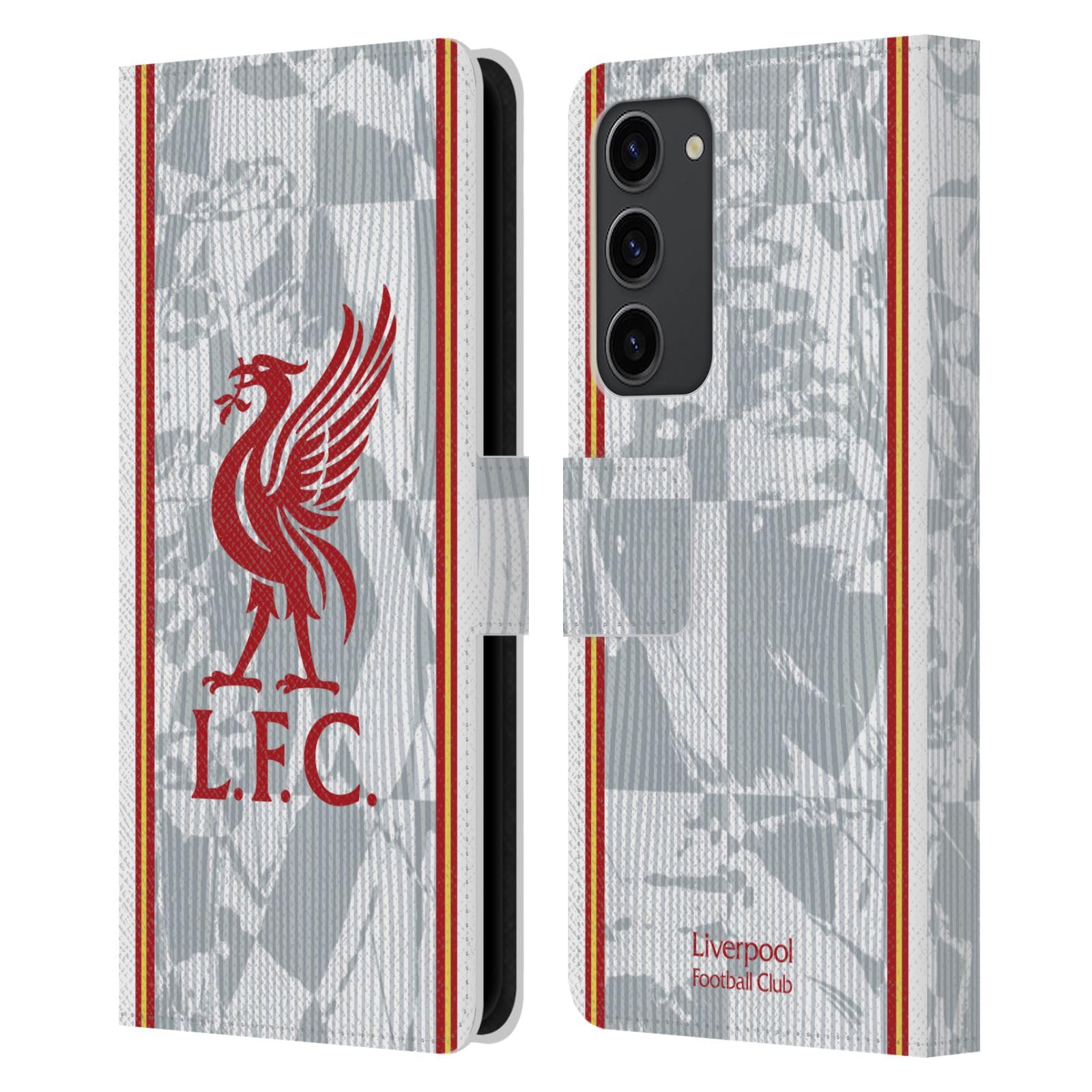 Head Case Designs Officially Licensed Liverpool Football Club Third Kit 2024/25 Leather Wallet Case Compatible With Samsung Galaxy S23+ 5G — image 1