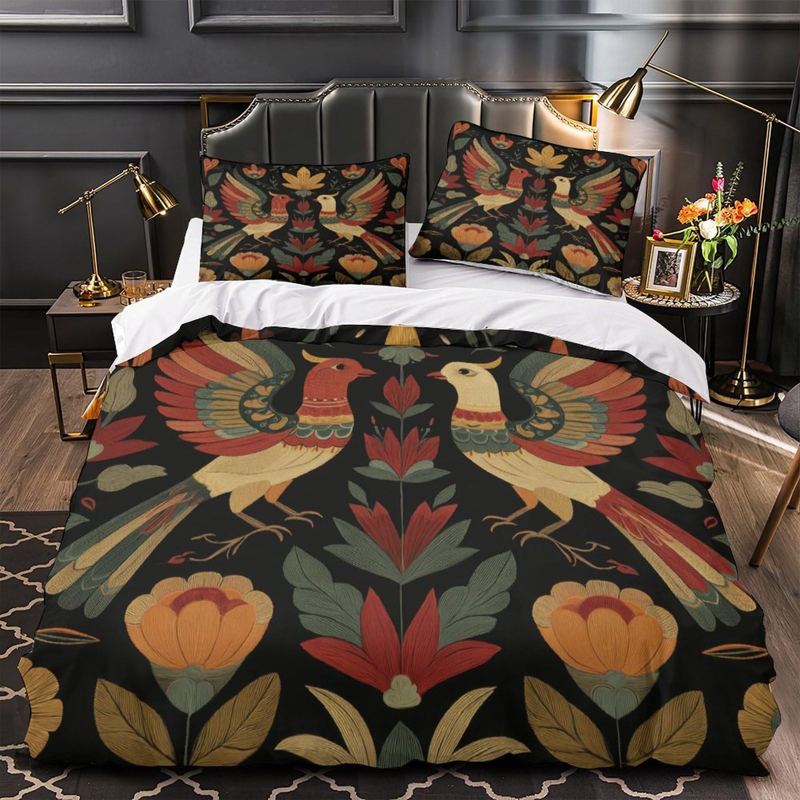 Housse de couette Malinois Belge parure de lit King Size 220x240cm 3D