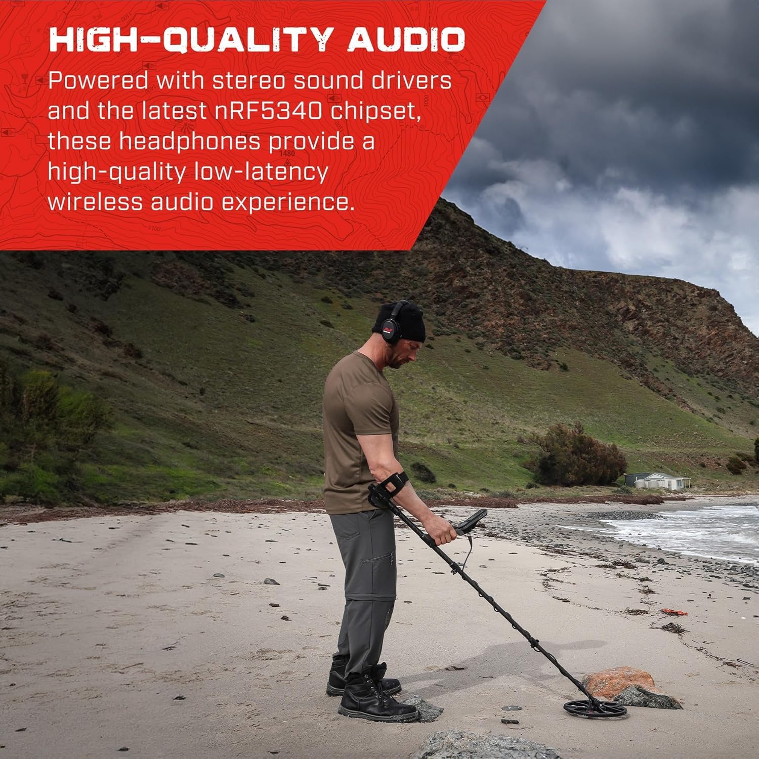Minelab X-Terra/Equinox Casque sans Fil