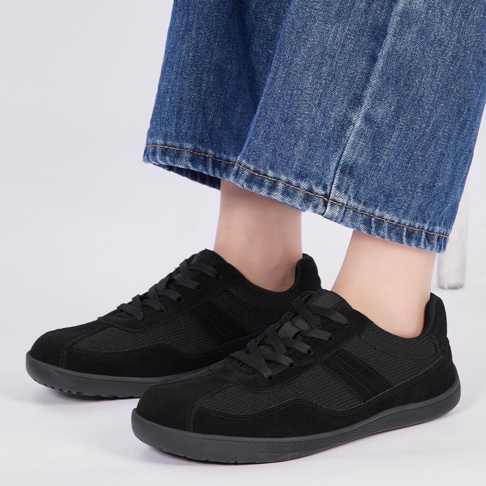 Zapatillas Barefoot Mujer Ligeras Running Zapatos Caja de Dedos Transpirables Sneakers Suela Cero Drop | No Deslizantes Zapatos Transpirables Soporte de Arco Sneakers Suela Cero Drop