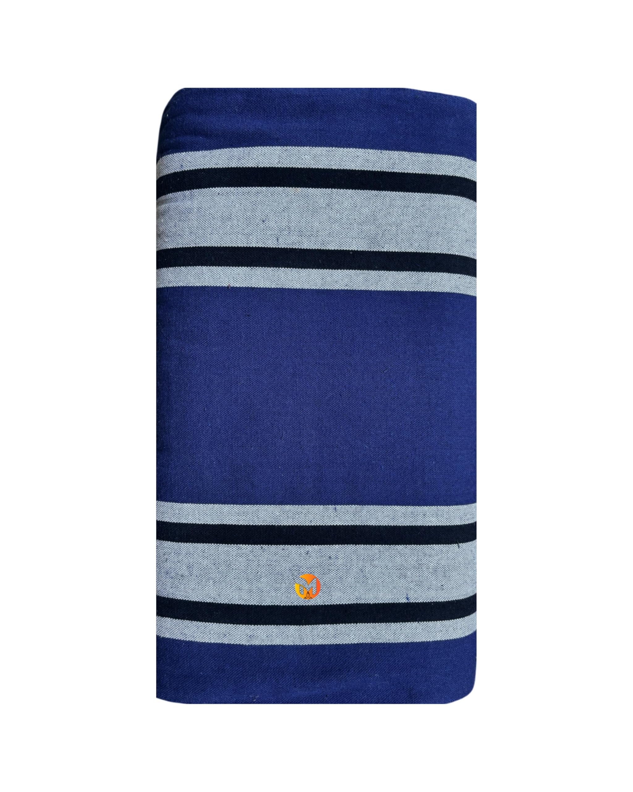 MAMPURATH Group Side Bordered Cotton Canvas Cloth, Easy Chair – Stitched and Ready to Use-Double Layered, Pack of 1 (Dark Blue Colour)-image-16