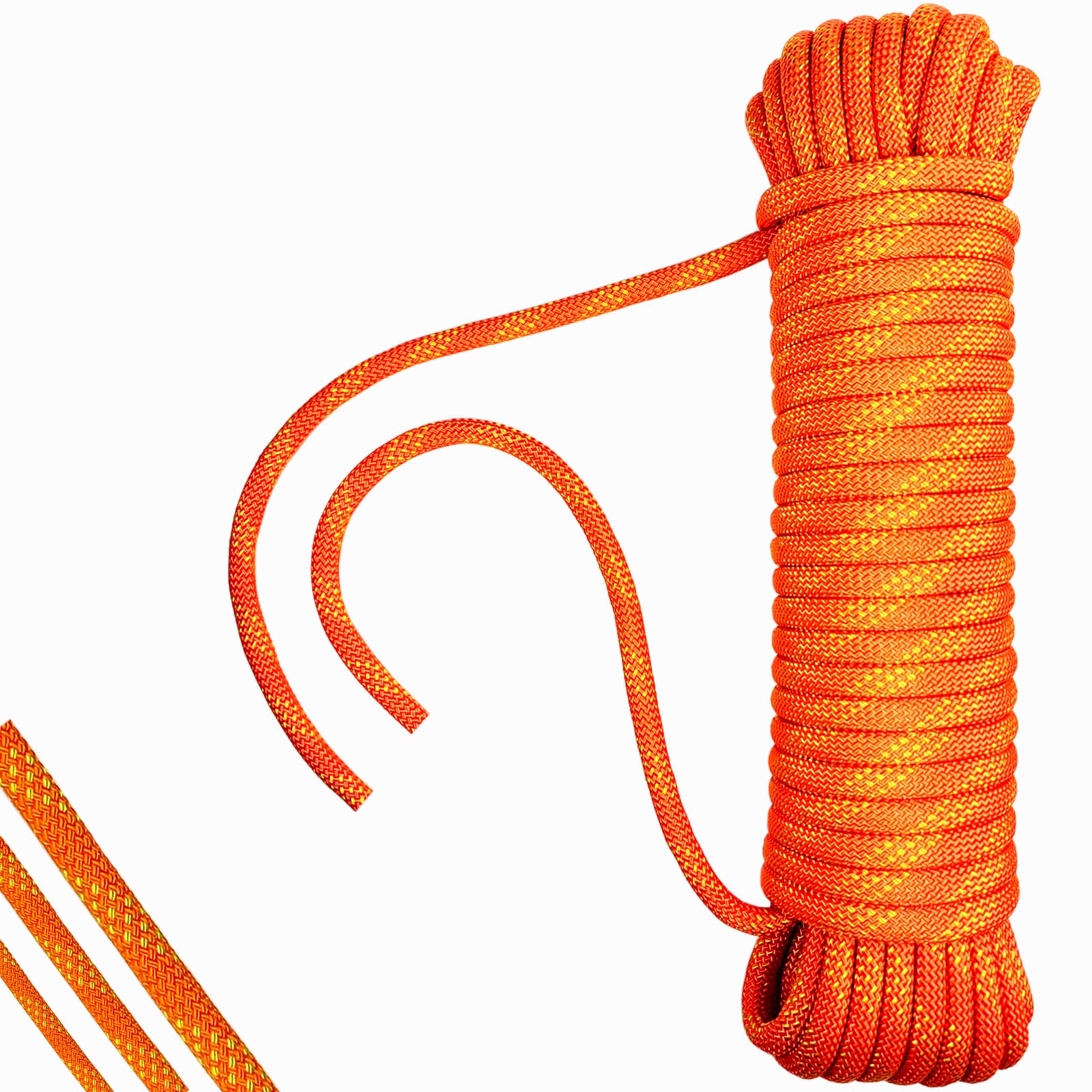 Treadstar Rope - Corda multiuso in polipropilene, colore arancione, 12 mm - 30 m