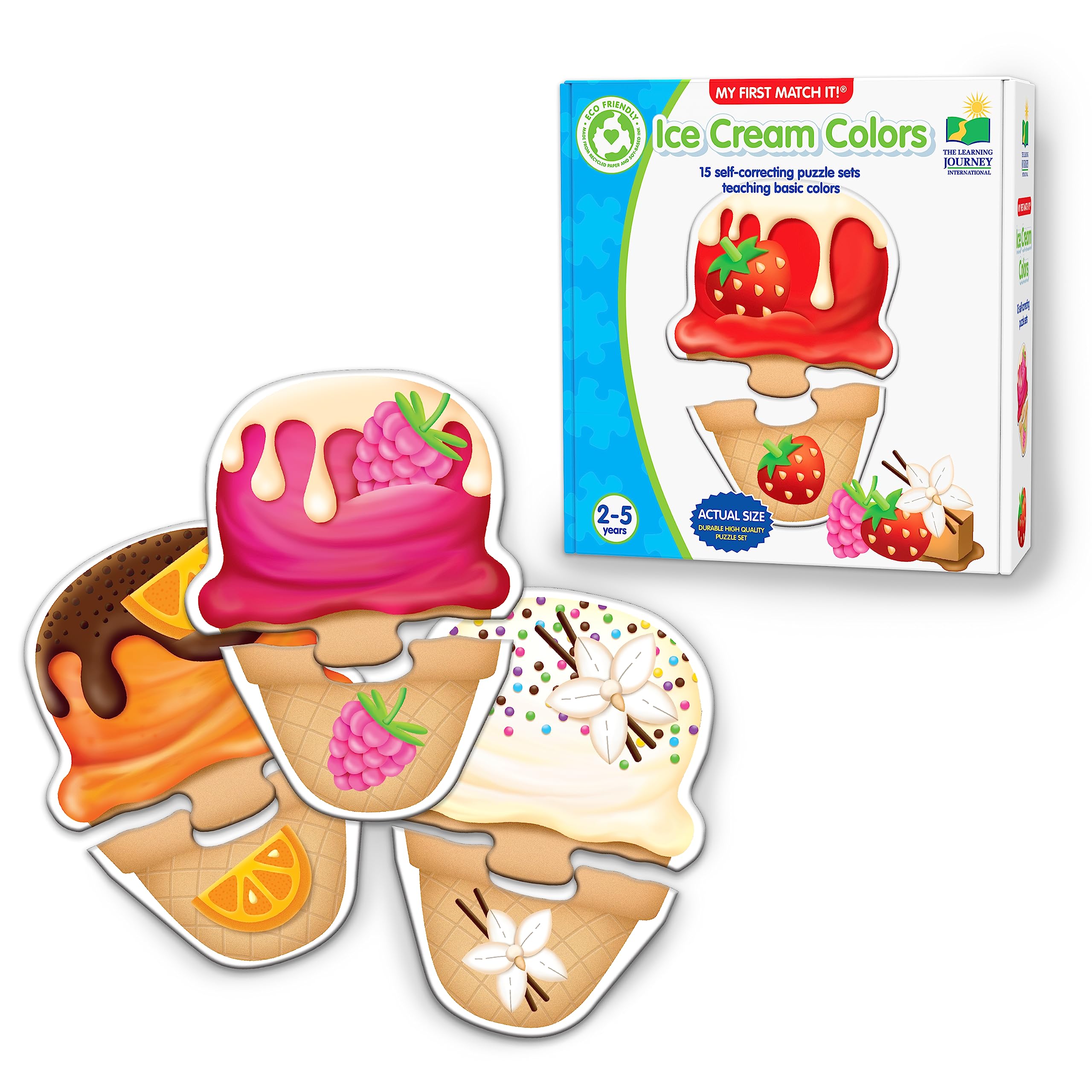 The Learning JourneyMy First Match It! - Ice Cream Colors