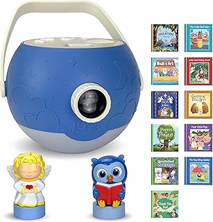Premium Kids Book Projector: 11 Stories, 10 Songs, Night Light, and Soothing Music