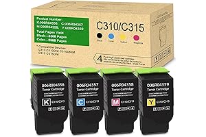 006R04356 006R04357 006R04358 006R04359 Toner Cartridge Set Compatible with Xerox C310 C315...